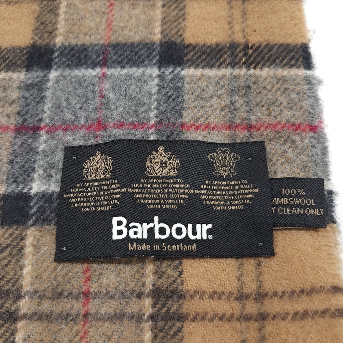 MX379 [Made in Scotland] 바버 램스울 시그니처 카멜 상품이미지5