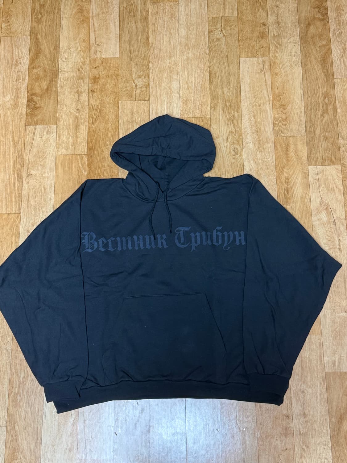 이지 고샤 후드 2사이즈 블랙 새제품 상품이미지1