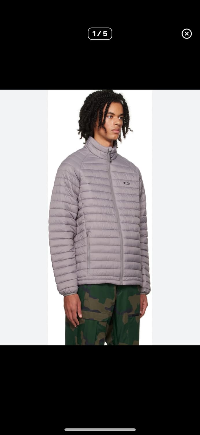 오클리 경량 패딩 자켓 그레이 상품이미지1