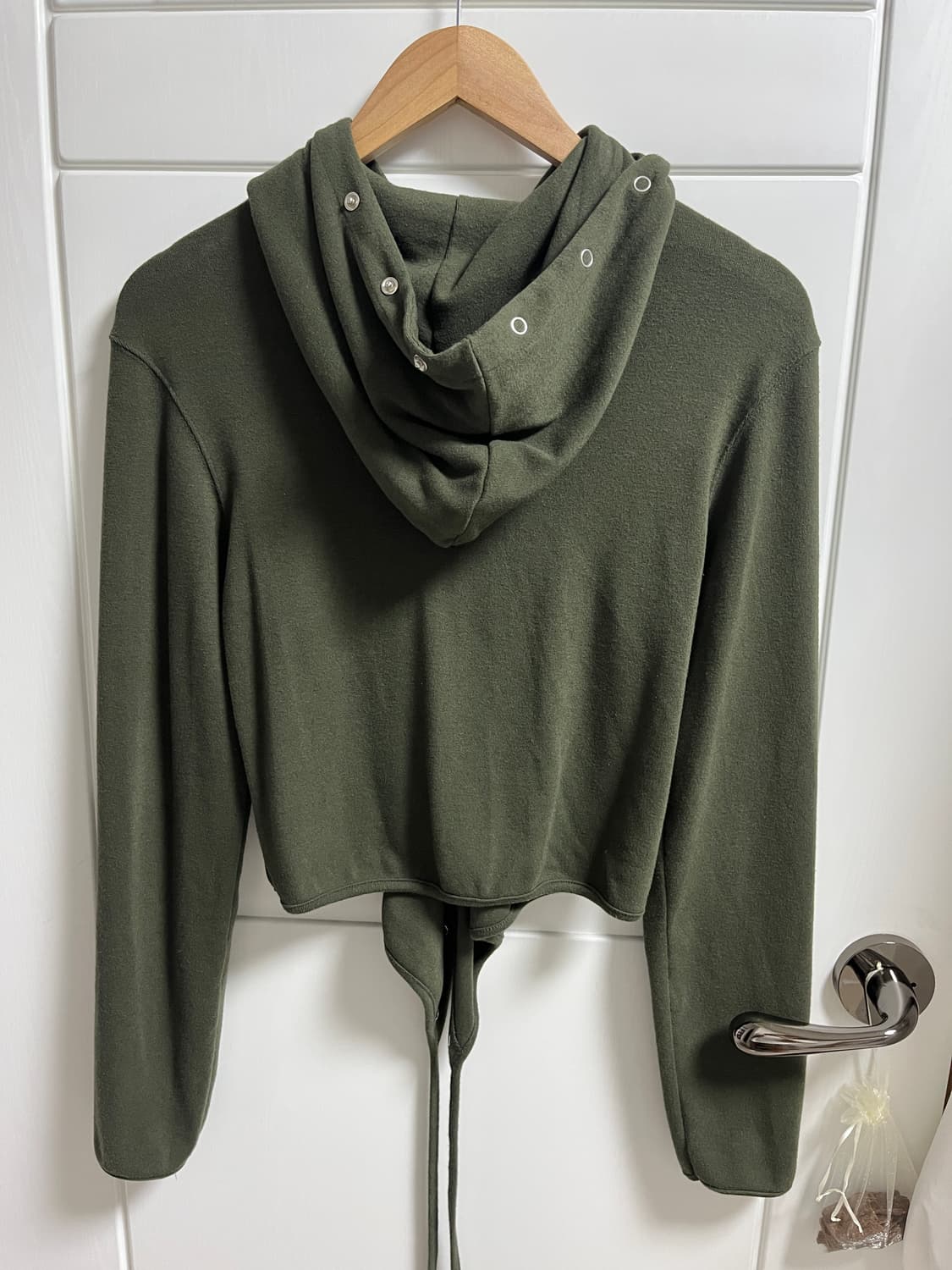 세릭 WRAP HOOD CARDIGAN 랩 후드 가디건 카키 상품이미지8