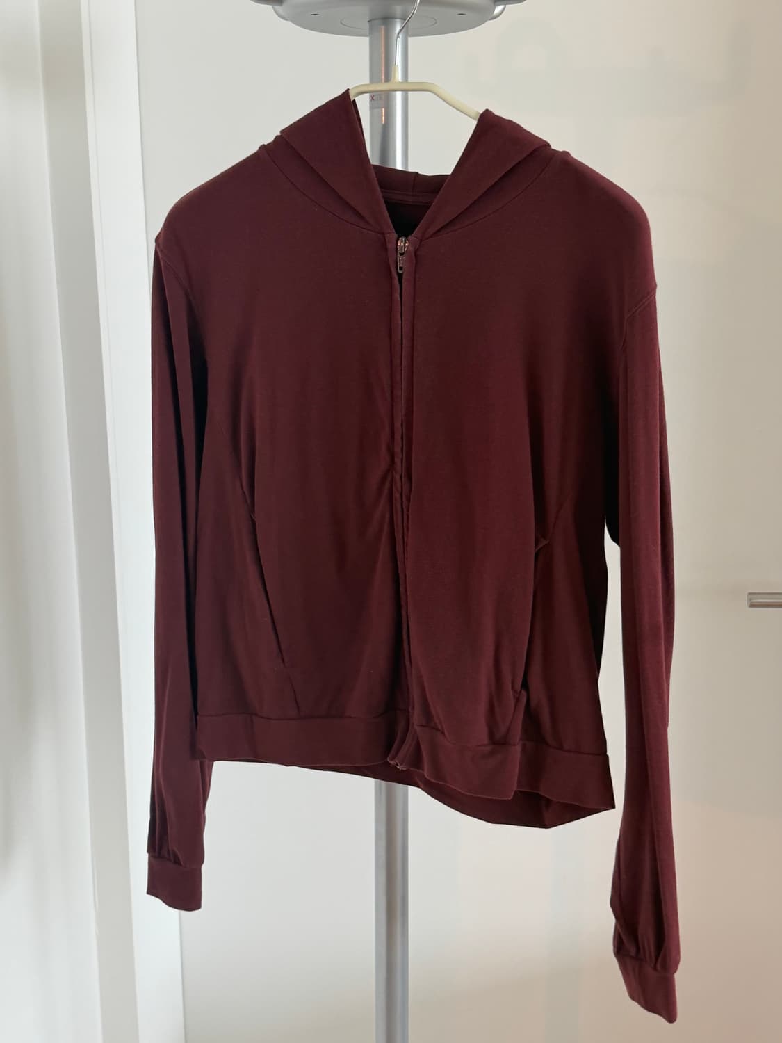 머듈 라운지 집업 버건디 1 사이즈 상품이미지1