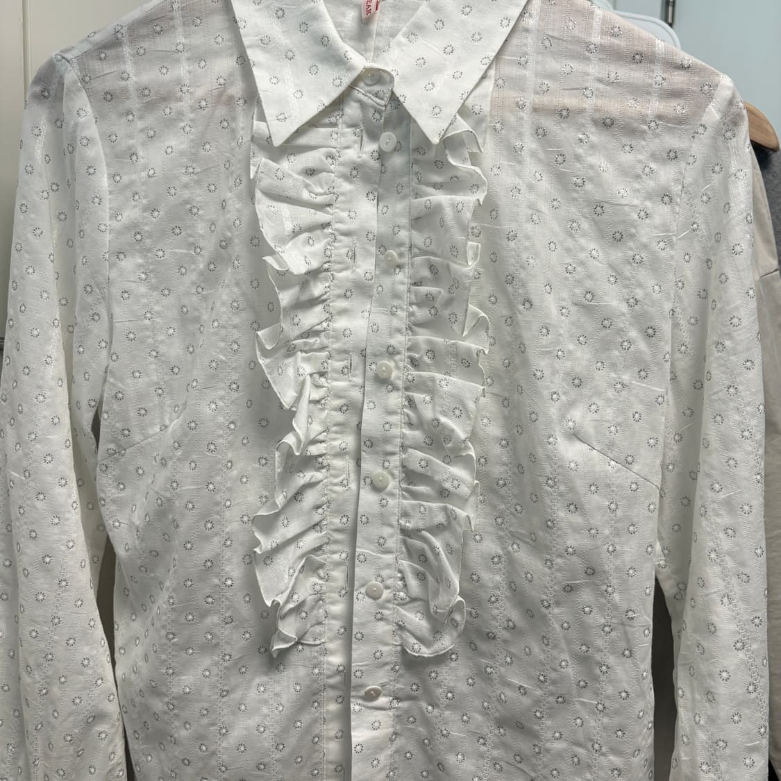 Teak 티크 러플 디테일 블라우스 ruffle detail blouse 상품이미지5