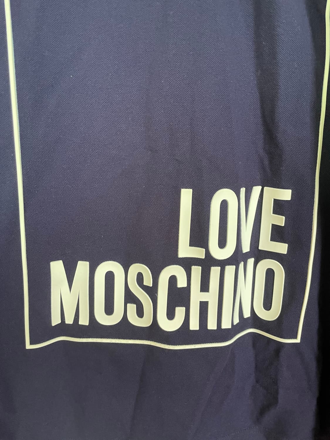 Moschino 빅로고 네이비 롱 PK 상품이미지1