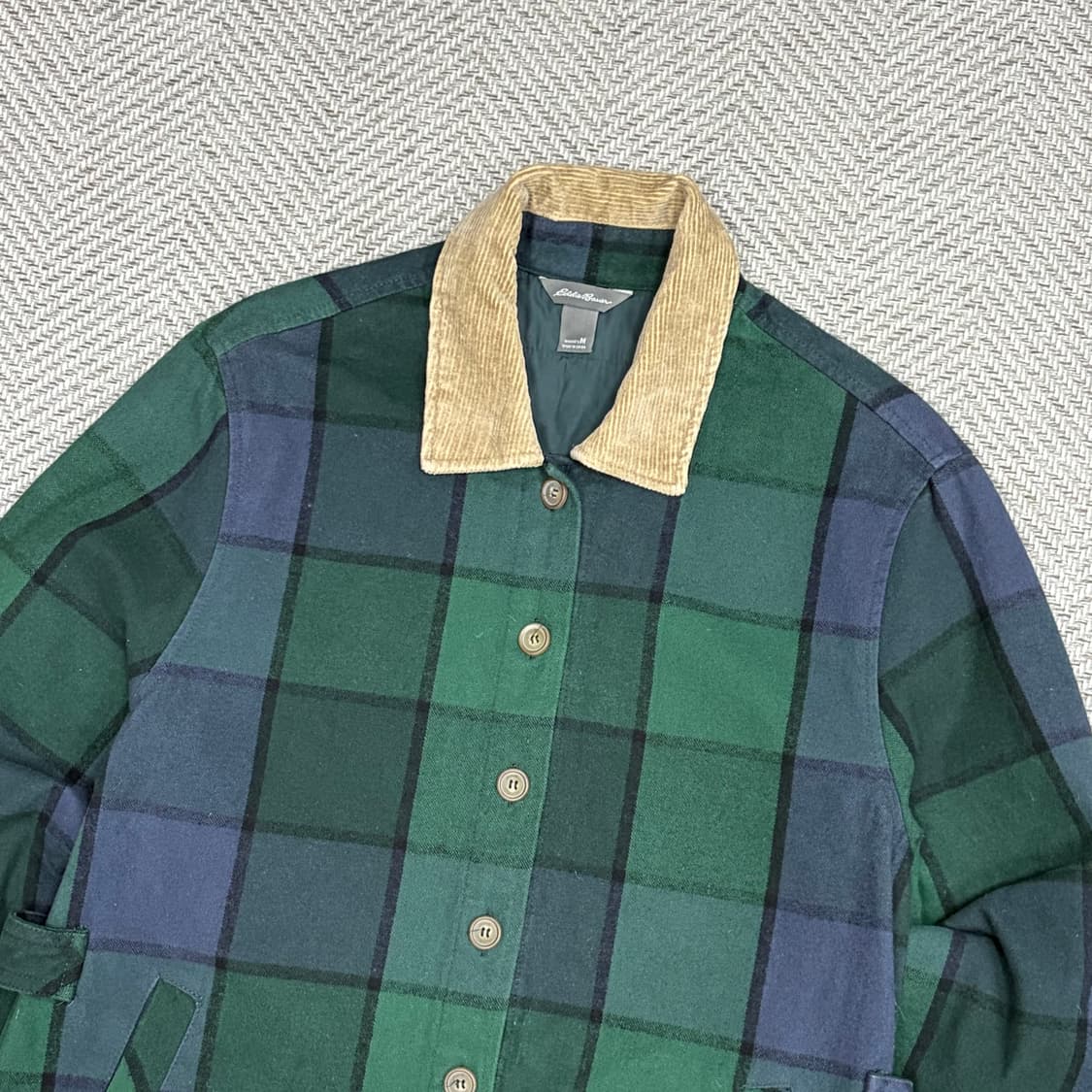 에디바우어 체크 헌팅 자켓 v1187 상품이미지3