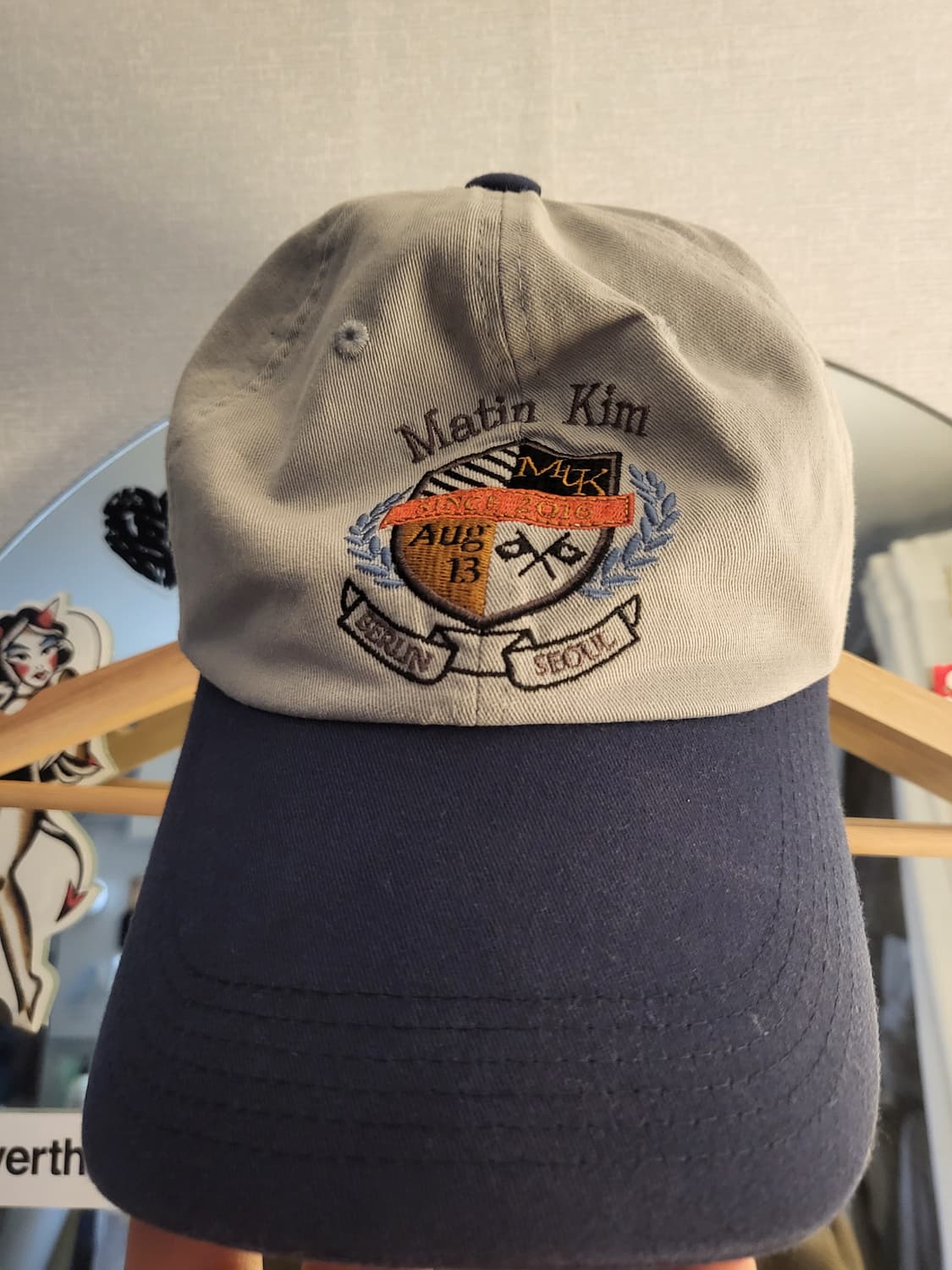 마뗑킴 엠블럼 볼캡 상품이미지1