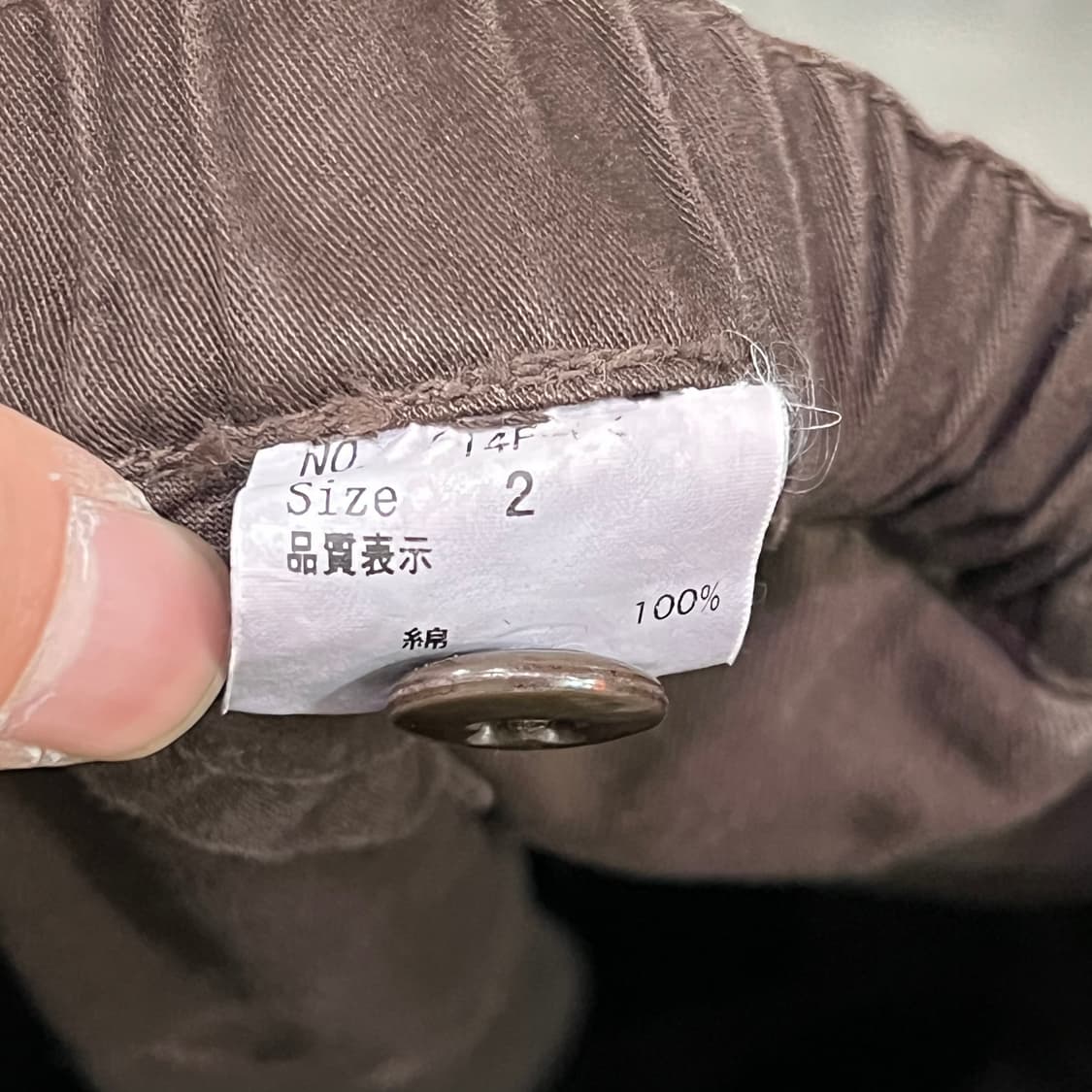  클립탭 브라운 버뮤다 팬츠 y15571 상품이미지6