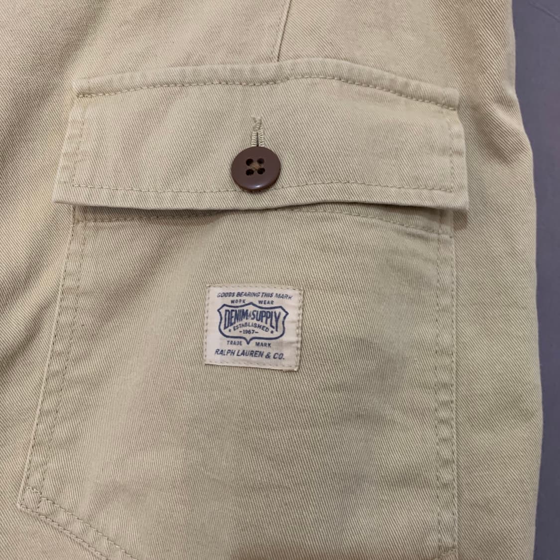 31인치 폴로 데님앤서플라이 밀리터리 퍼티그 팬츠 반바지 상품이미지3