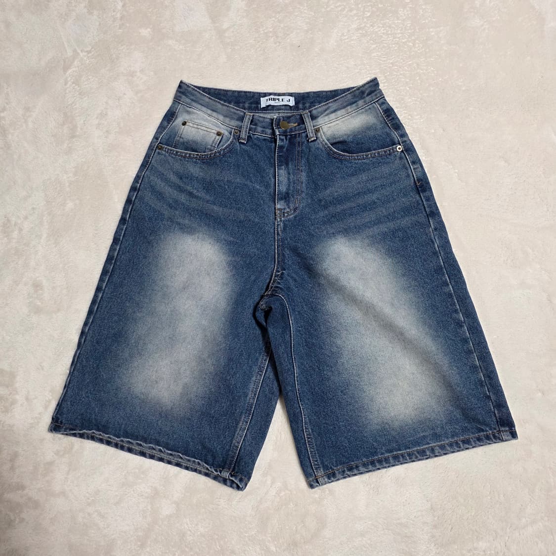 (S)트리플제이 버뮤다 데님 팬츠 청반바지 상품이미지1