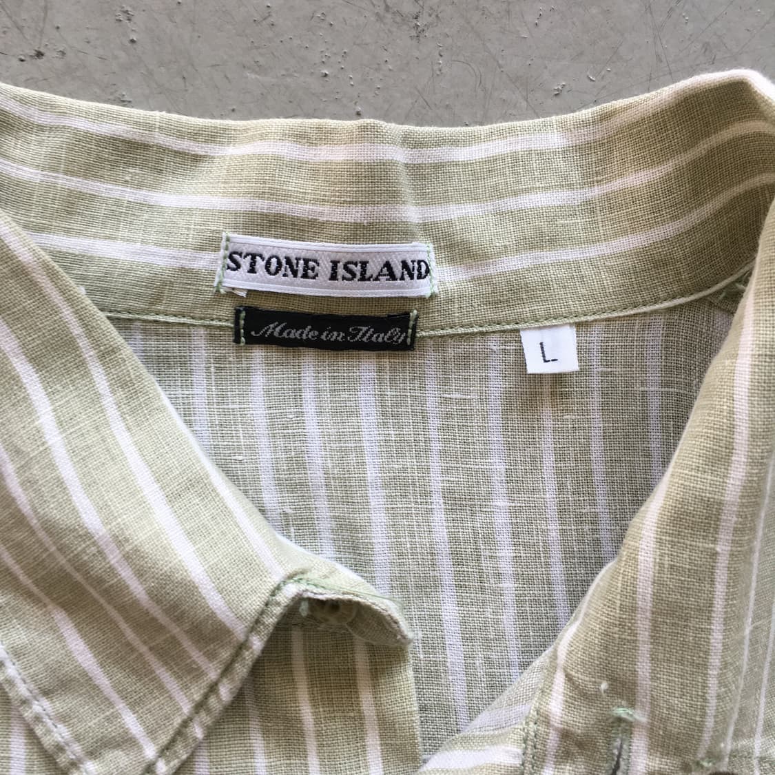 2003’ss Stone Island Linen Jacket   상품이미지4
