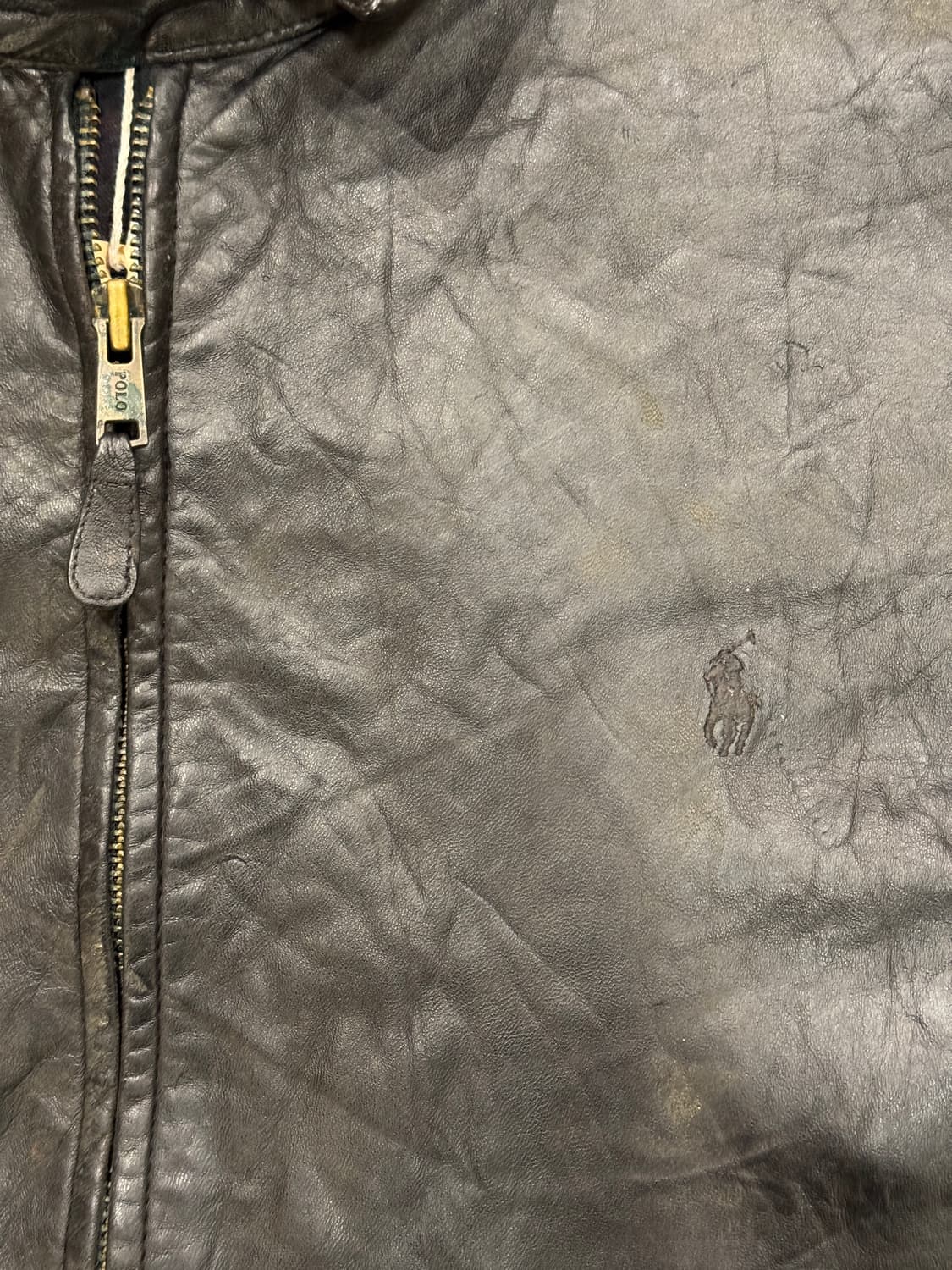 폴로 랄프로렌 맥스웰 레더 자켓 (XXL) 상품이미지6