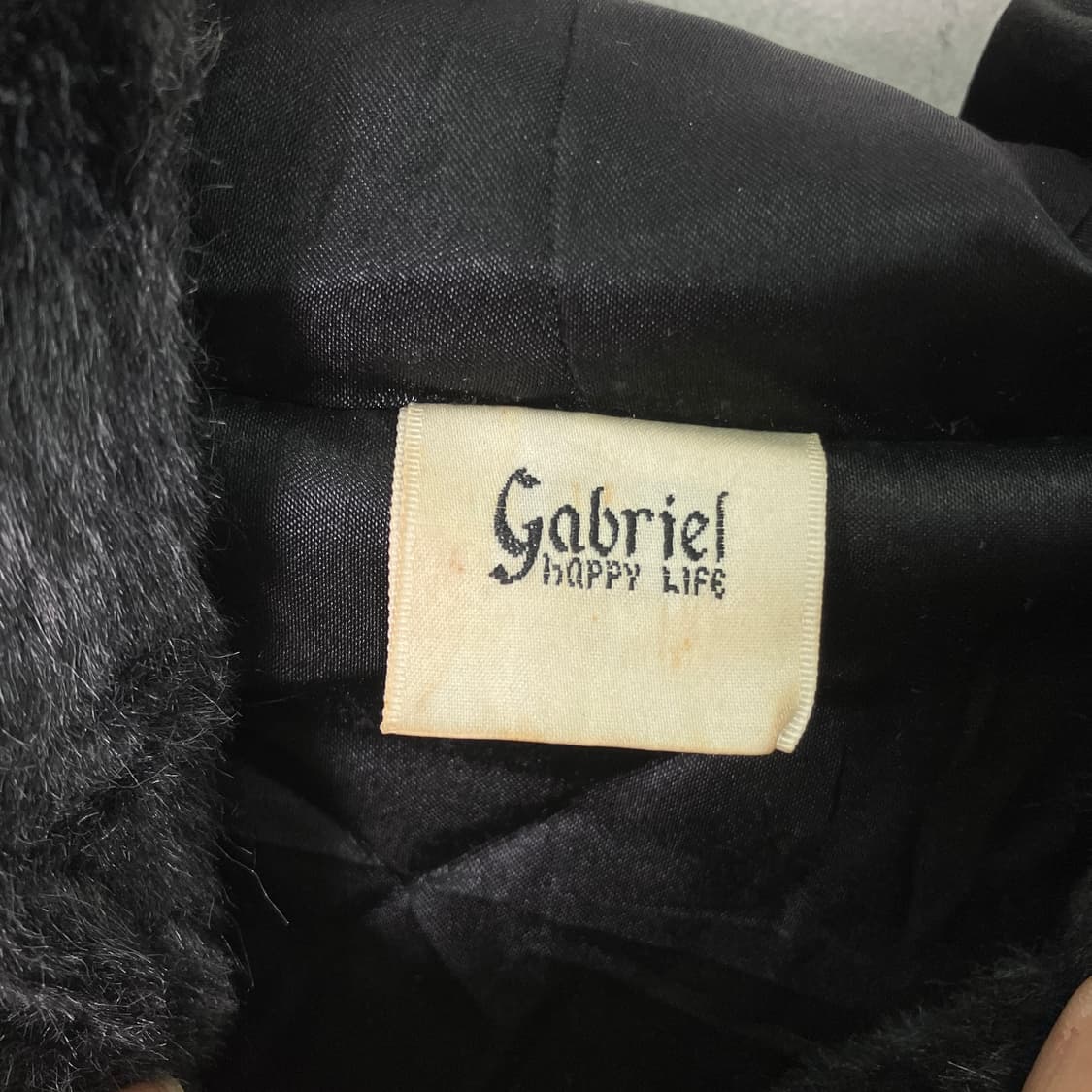 VTG 빈티지 블랙 후드 퍼자켓 38 상품이미지3