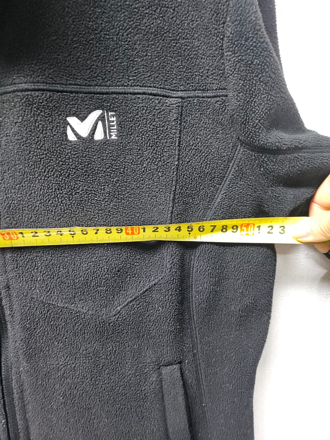 밀레 블랙 플리스 자켓 집업  100 상품이미지5