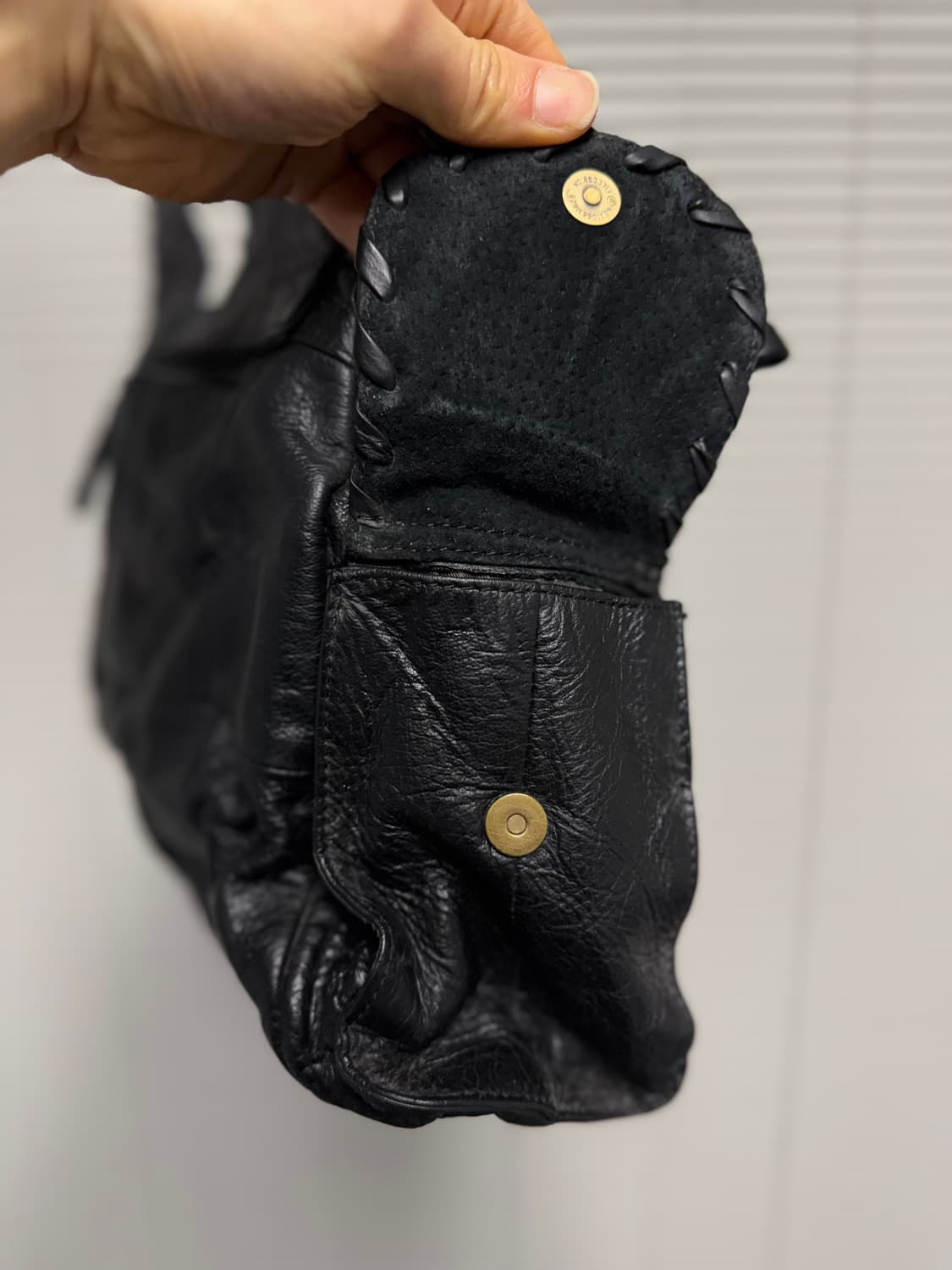 빈티지 레더 숄더 백 상품이미지4