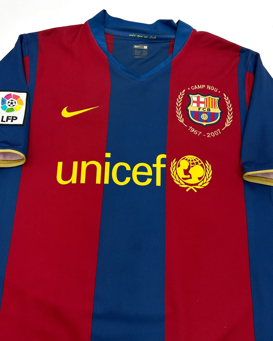 나이키 07-08 바르셀로나 캄노우 50주년 홈 리그킷 메시 상품이미지3