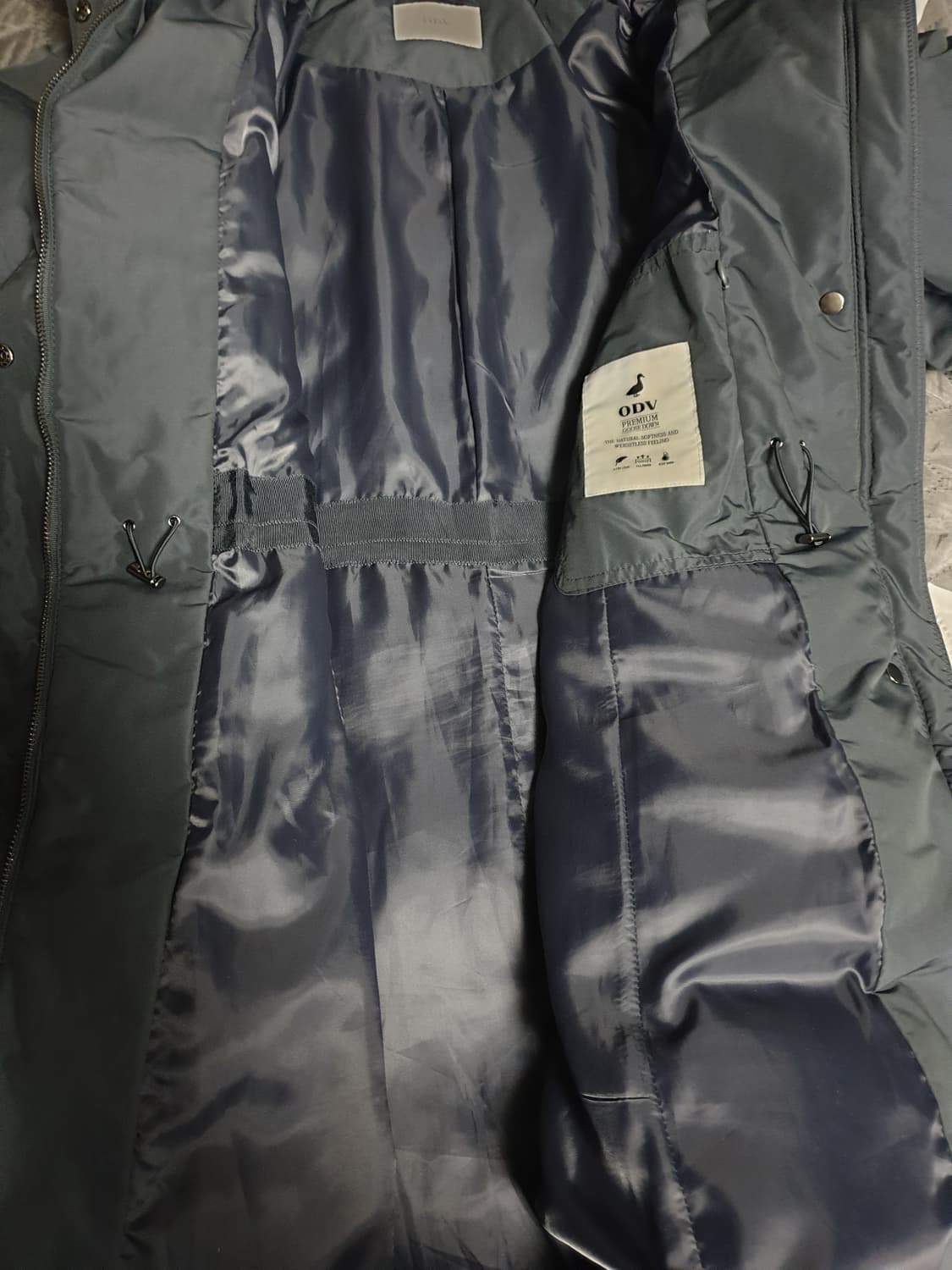 ODV 히든허리스트링 구스다운 롱패딩 (M) 상품이미지3