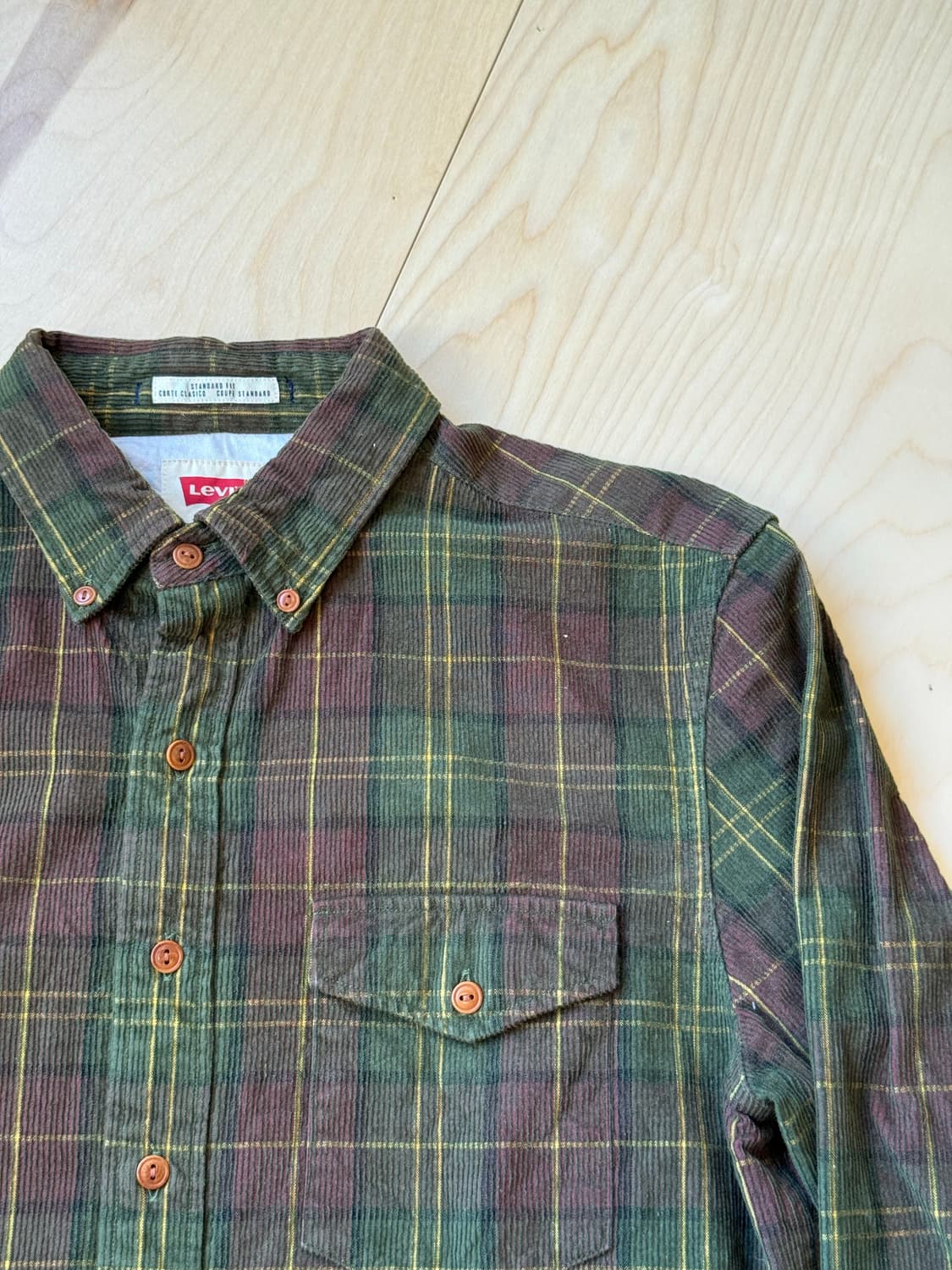 Levi’s Corduroy check Shirt 상품이미지4
