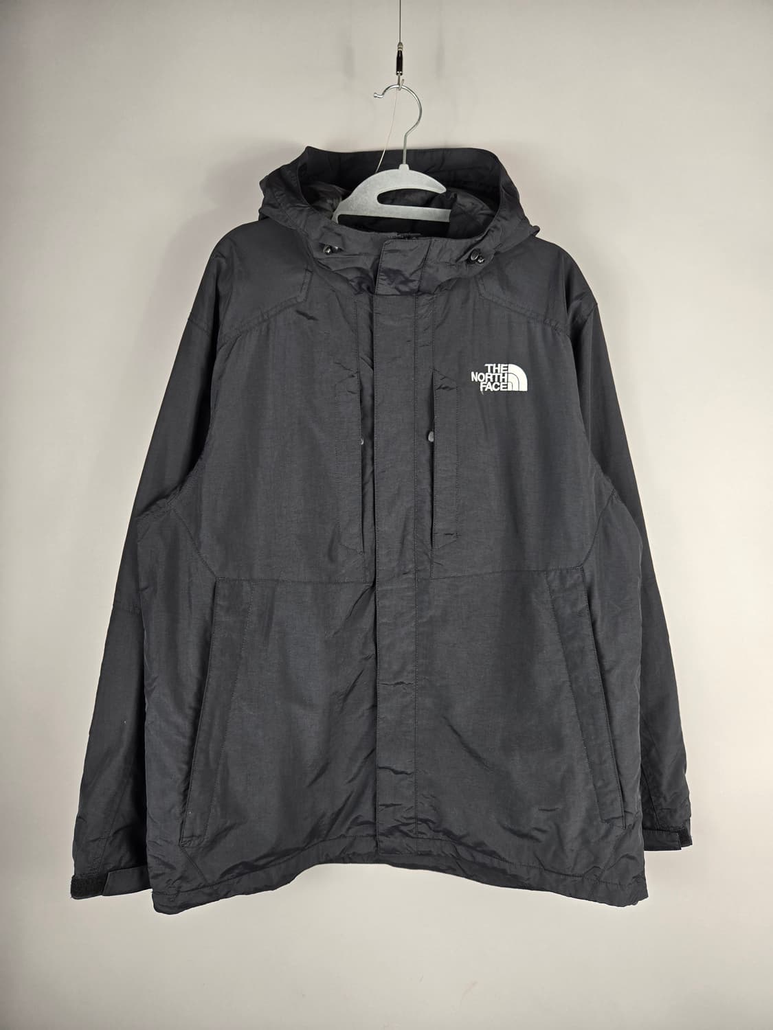 [무료배송]노스페이스 L 남성 기모 안감 바람막이 집업 자켓 블랙 상품이미지1
