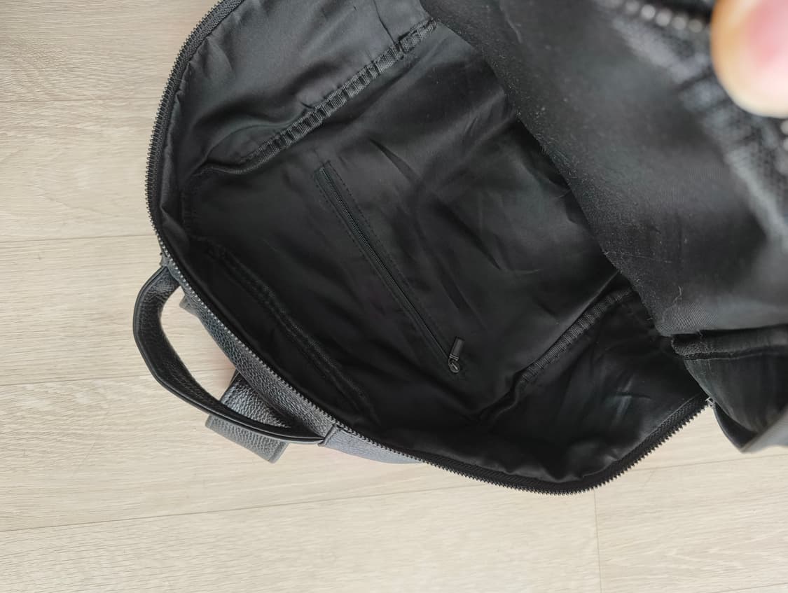 블랙 암소가죽 백팩 상품이미지6