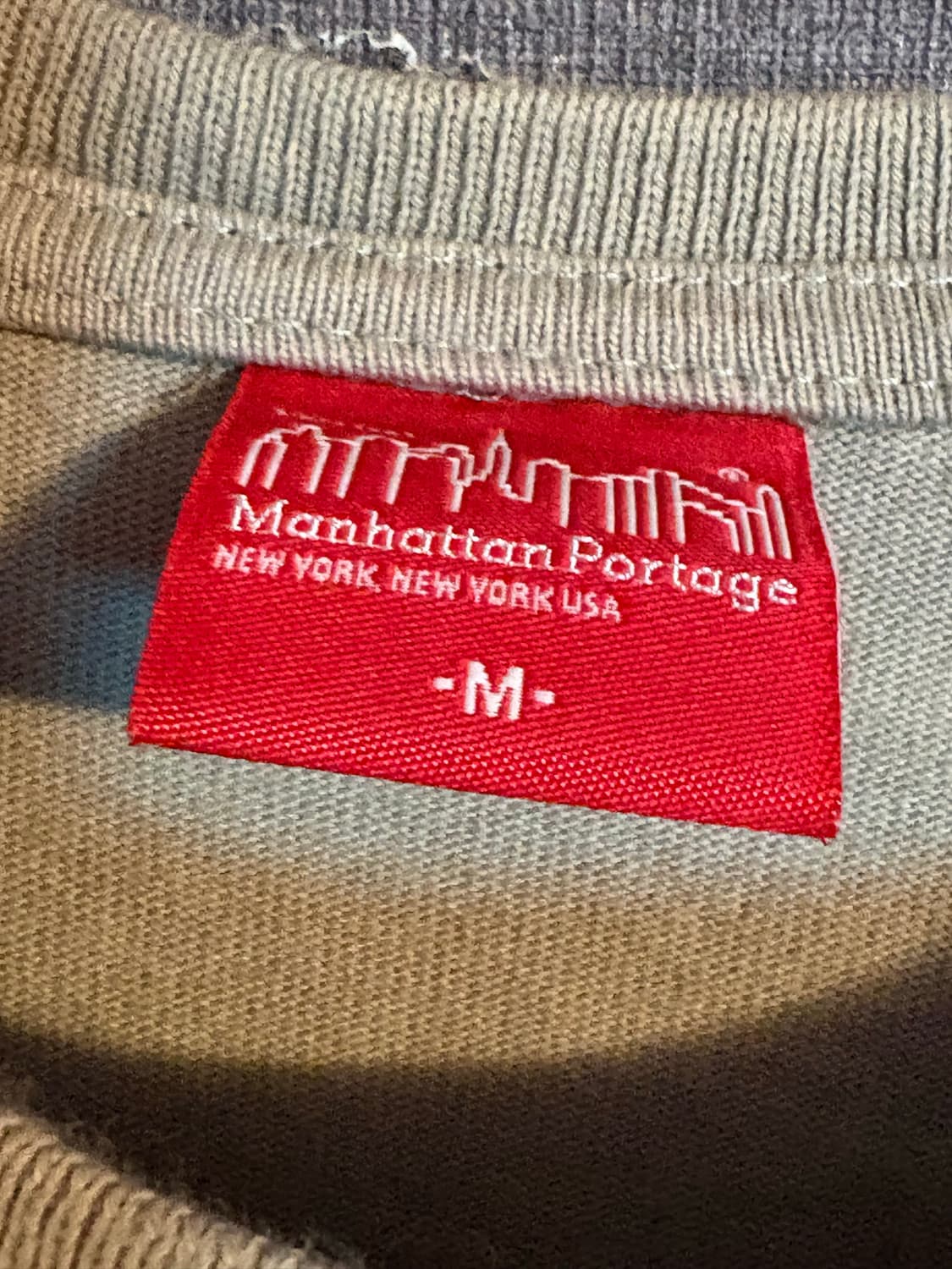 맨하탄포티지 긴팔 티셔츠 M 베이지 상품이미지3