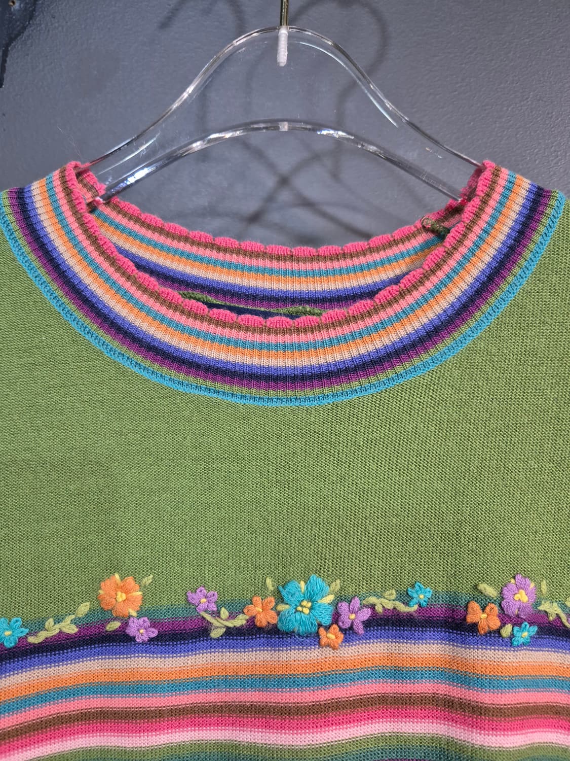 화이트호스 반팔 니트티 66  77 상품이미지3