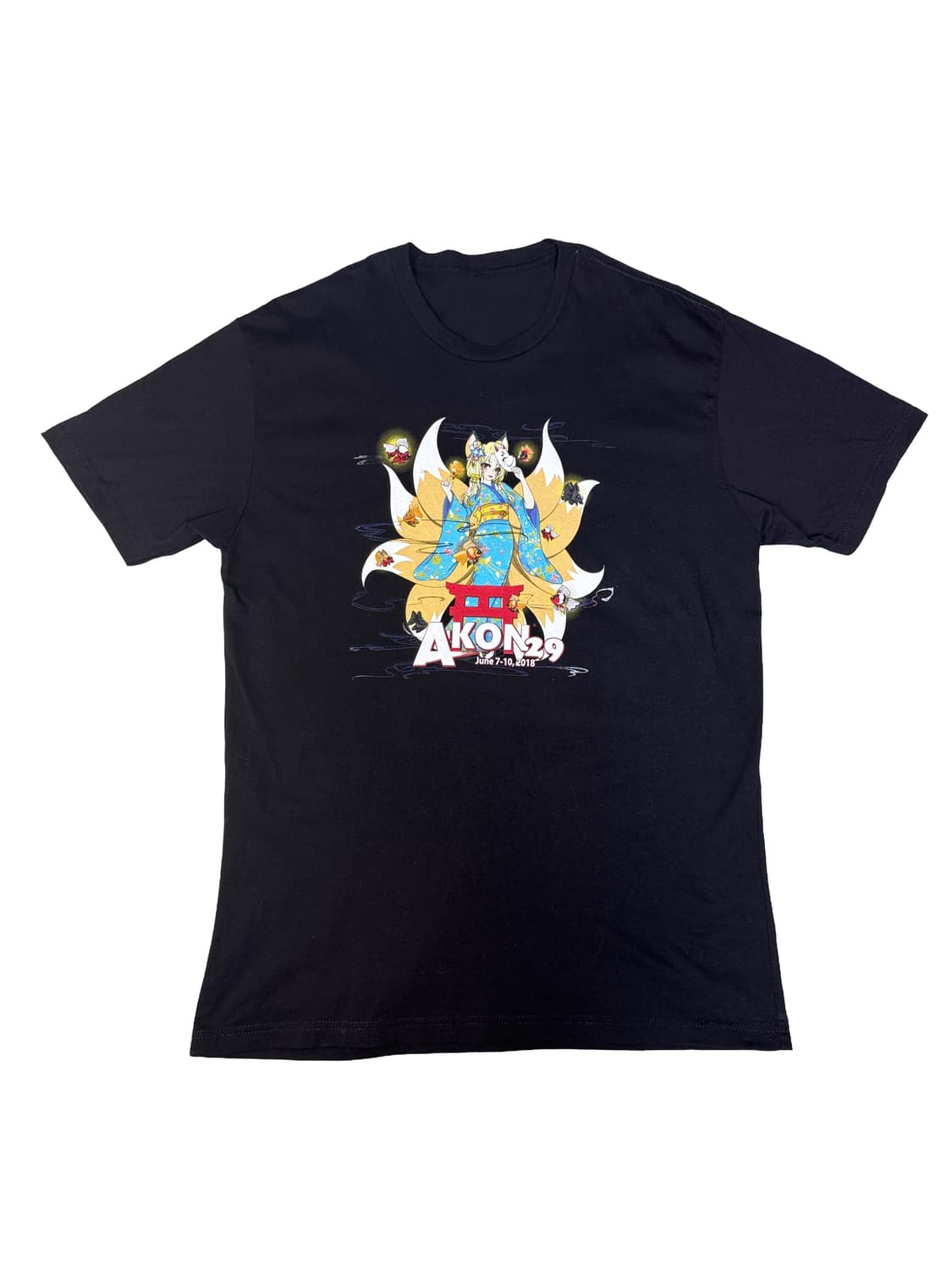빈티지 걸즈몬스터즈 여우아가씨 하늘나리 AKON 프로모션 티셔츠 L 상품이미지1