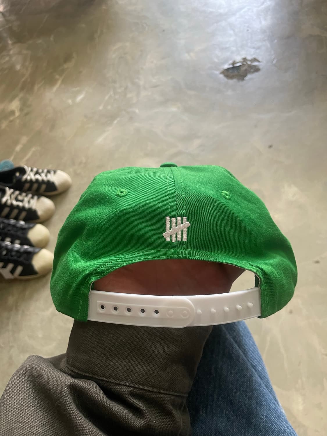 언디핏 이글 그린 캡 상품이미지4