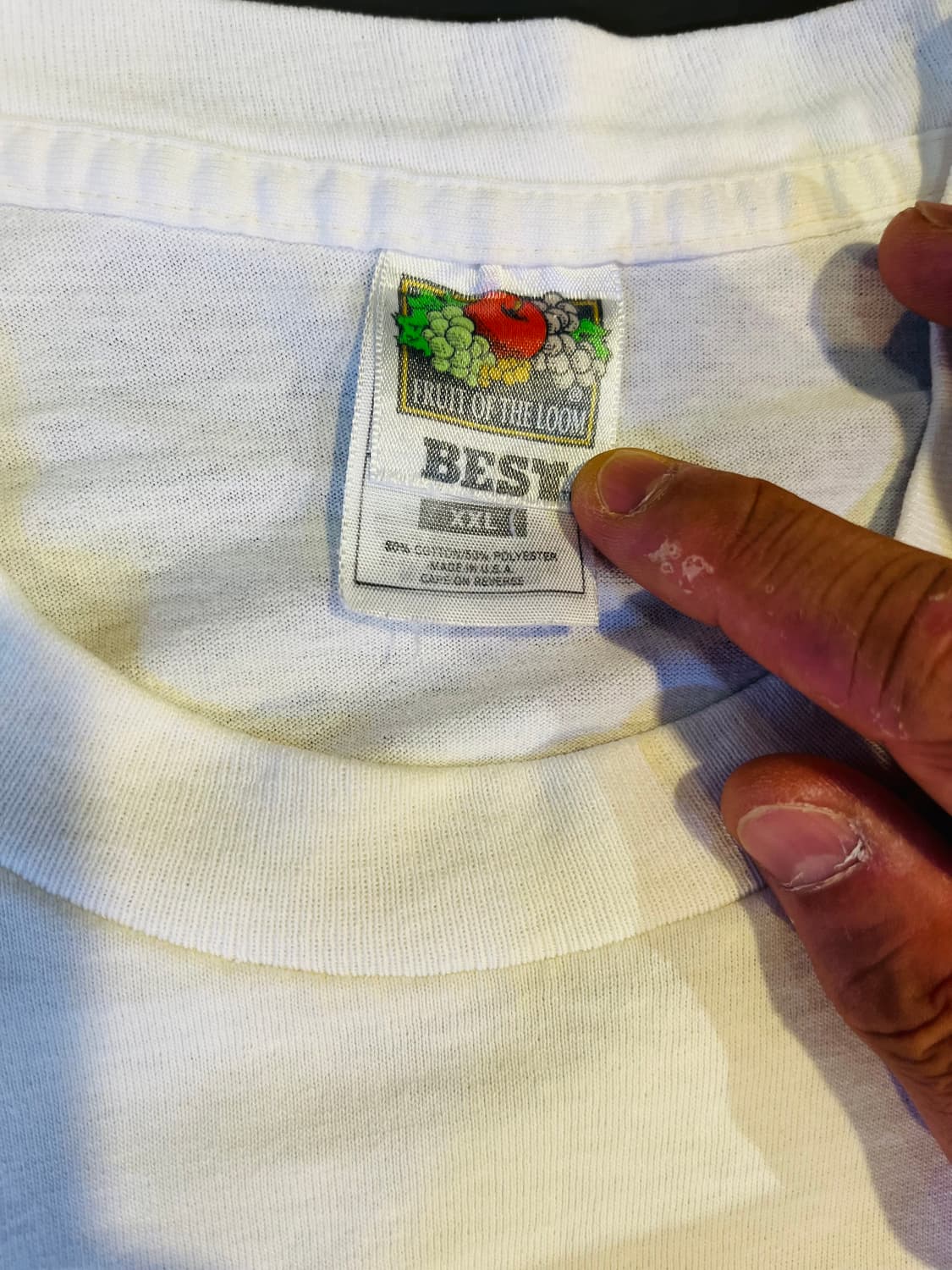 90년대 프룻오브더룸 티셔츠(미국제) 상품이미지4