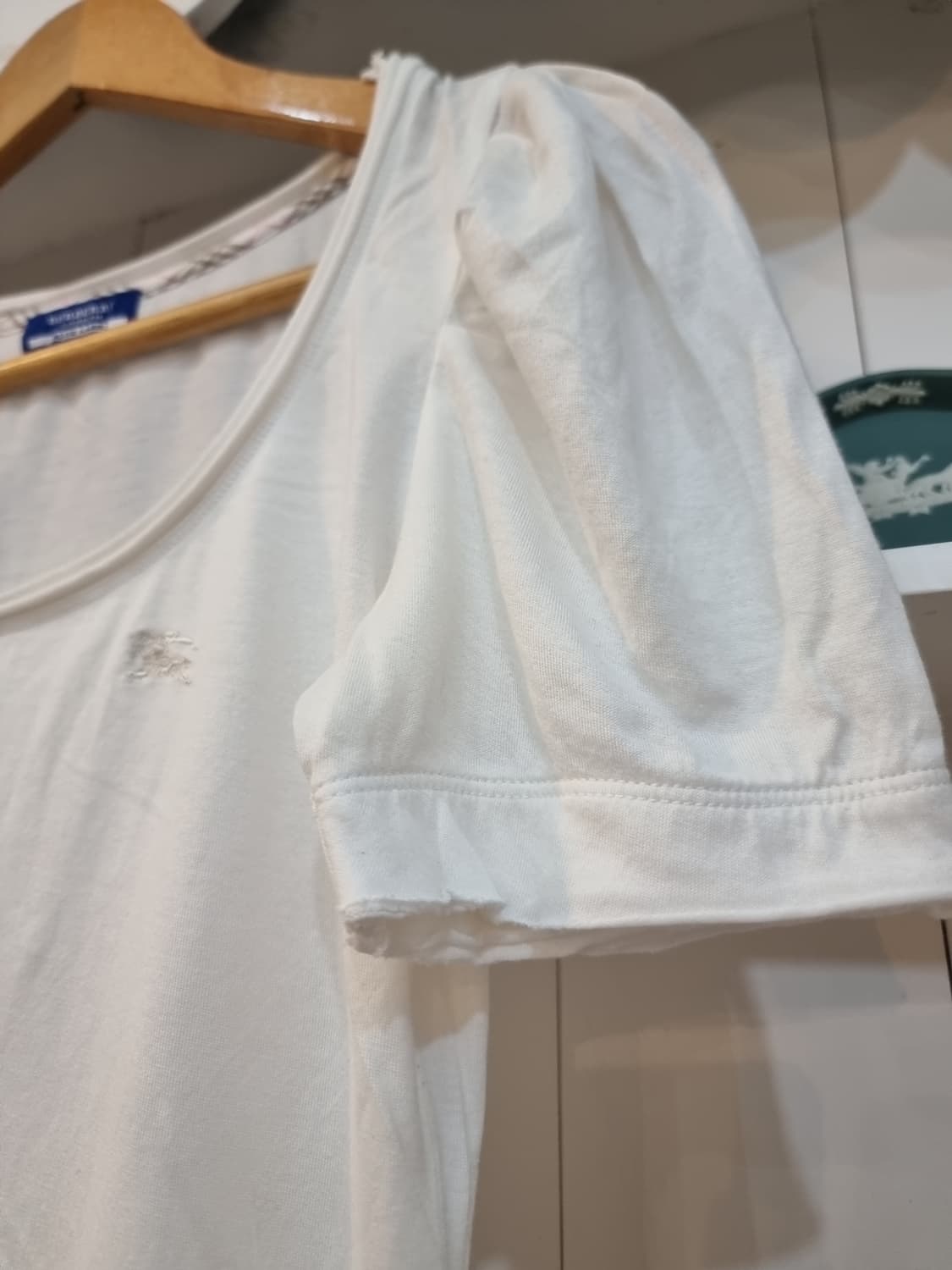 버버리 블루라벨 퍼프슬리브 롱핏 컷소우 (38) 상품이미지4
