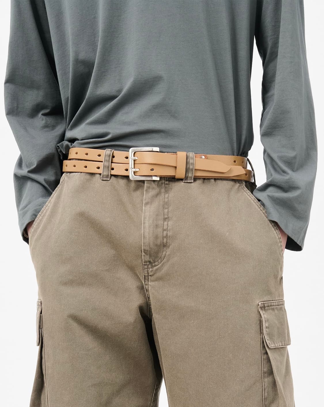 [80]아워레가시 25fw SPLIT 벨트/샌드 상품이미지1