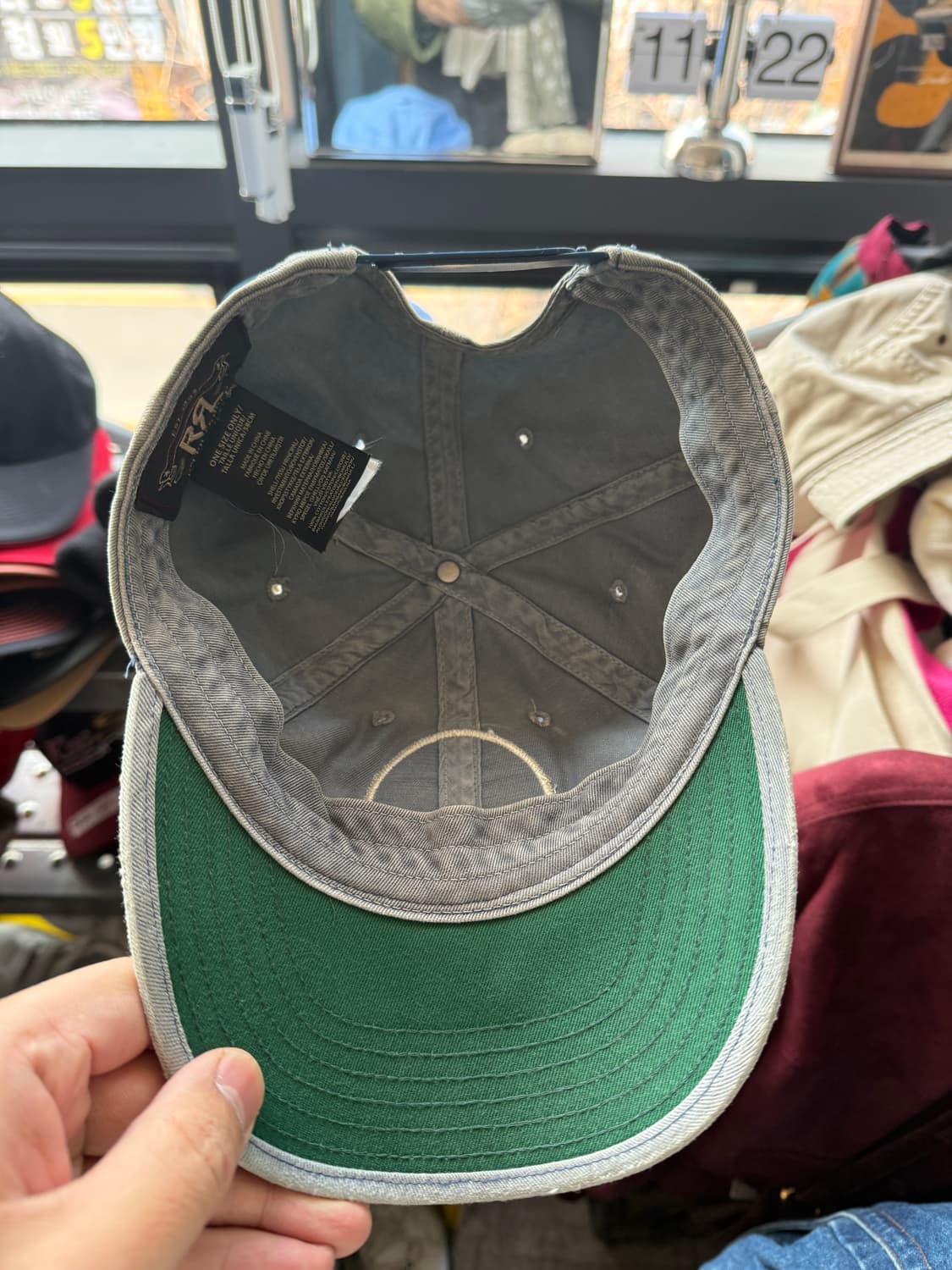 RRL 가먼트 다잉 볼캡 Os 상품이미지2