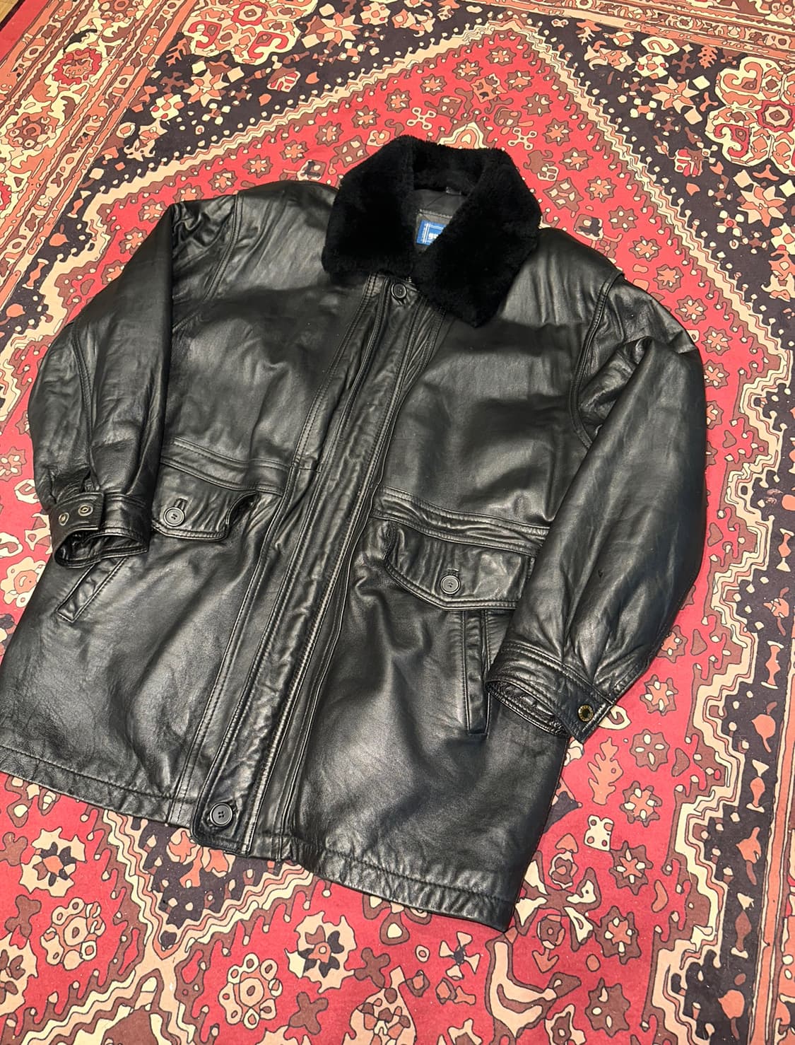 ( XL-2XL ) 가죽코트 가죽롱코트 가죽카코트 가죽하프코트 가죽자켓 상품이미지2