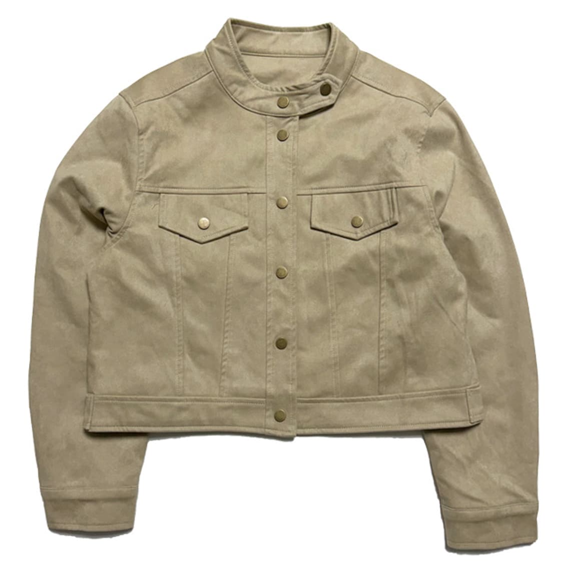 새상품 여자 스웨이드 자켓 (베이지) 상품이미지1