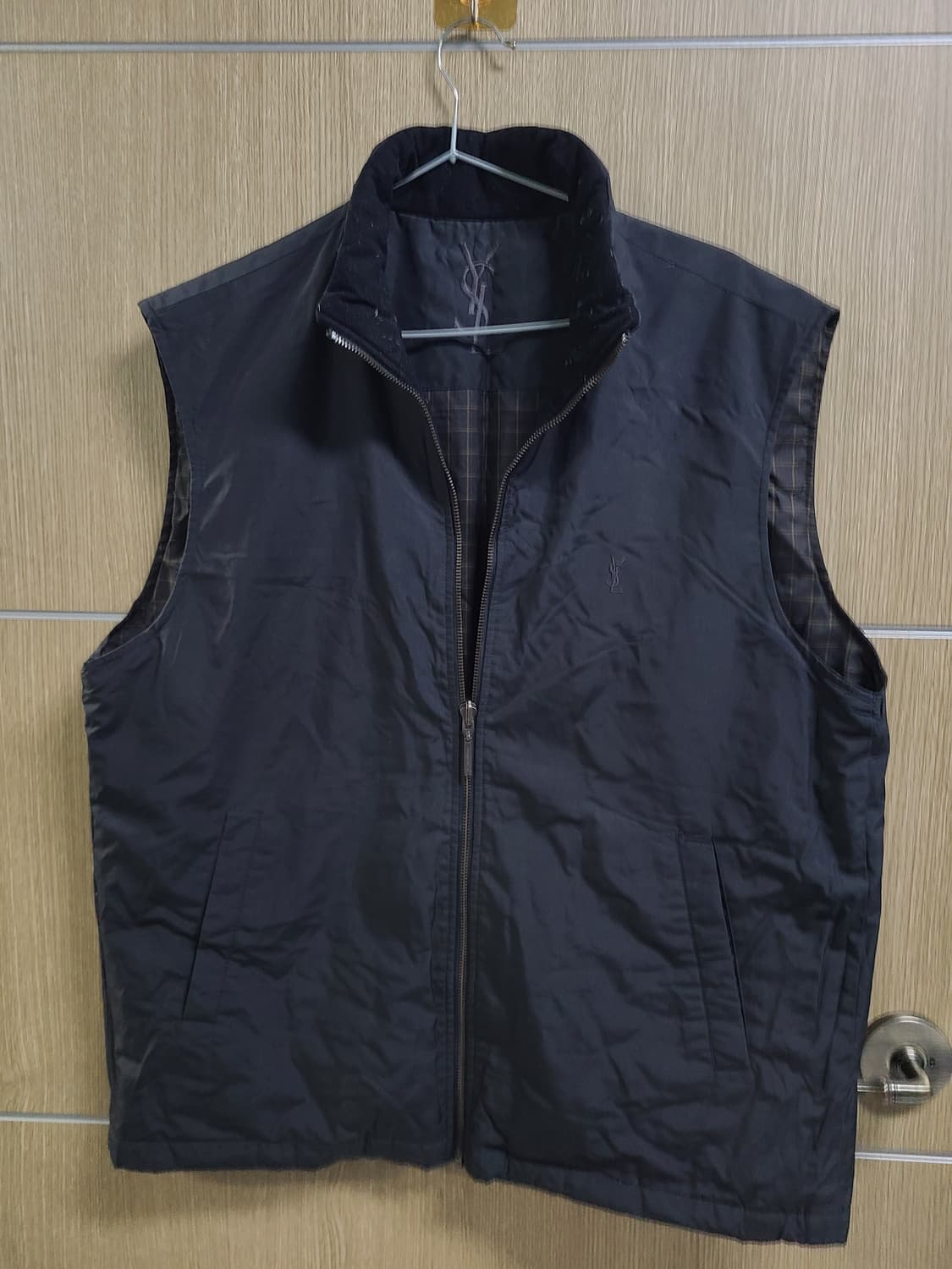 입생로랑 블랙 조끼 베스트 상품이미지1