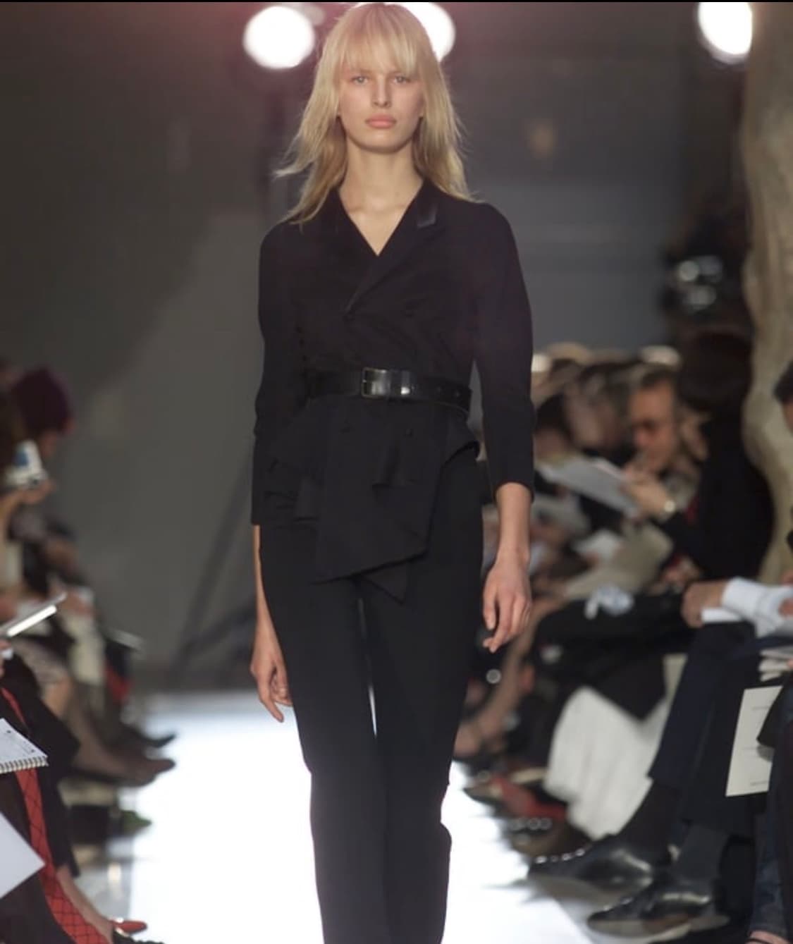 2001FW 발렌시아가 르 디스 아카이브 비대칭 스모킹 자켓 상품이미지1