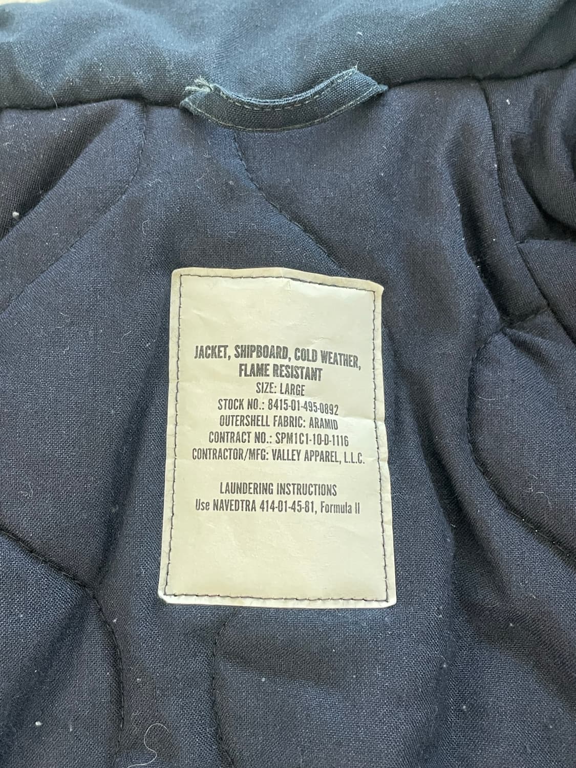 [L] 00's US NAVY SHIPBOARD JACKET 쉽보드 자켓 상품이미지3