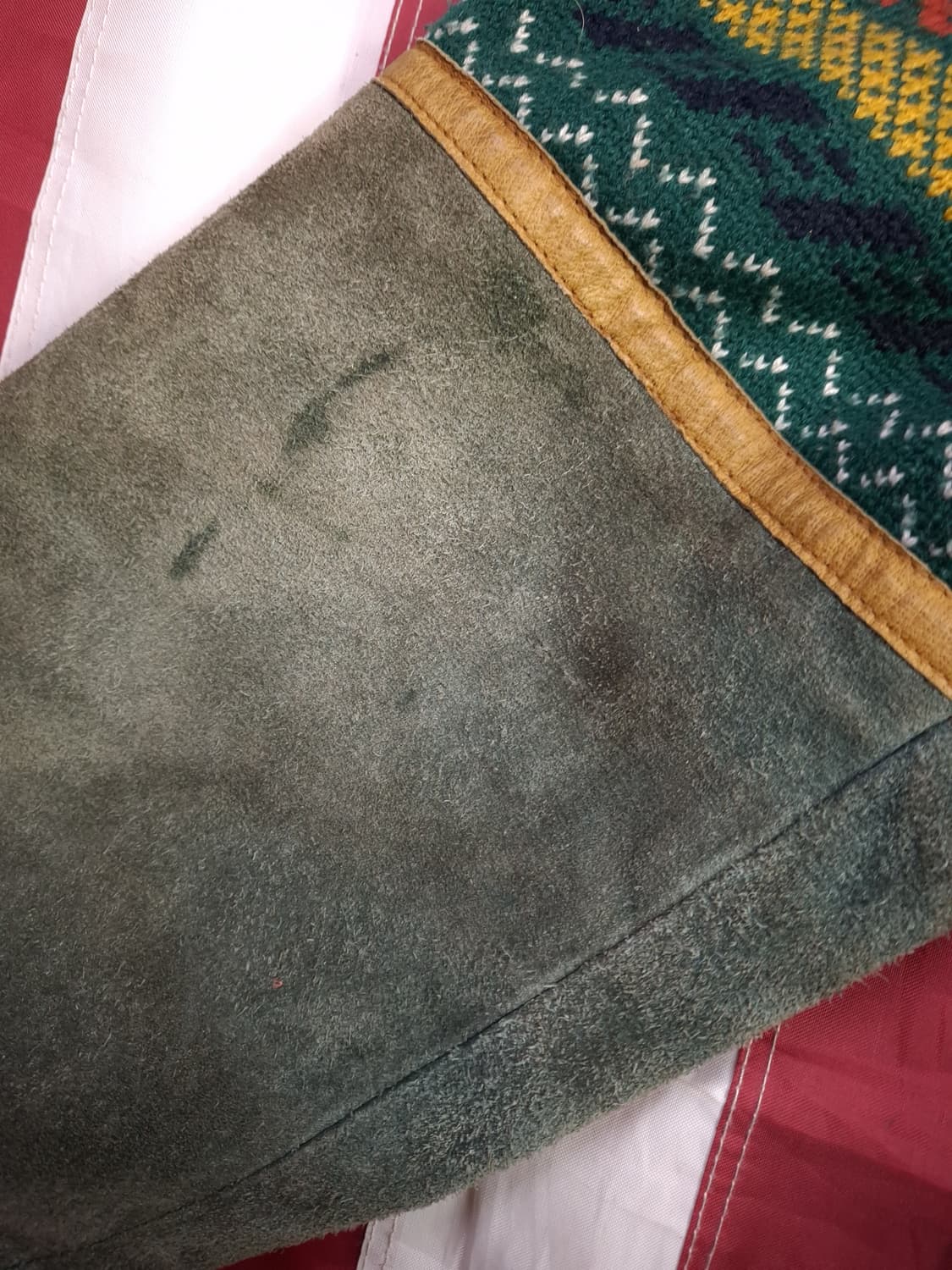 80's 빈티지 리얼스웨이드 나바호 쉐르파 자켓 상품이미지8