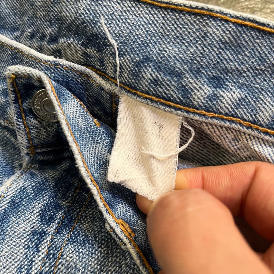 90-00s Levis517 데미지 부츠컷 (34“) 상품이미지6