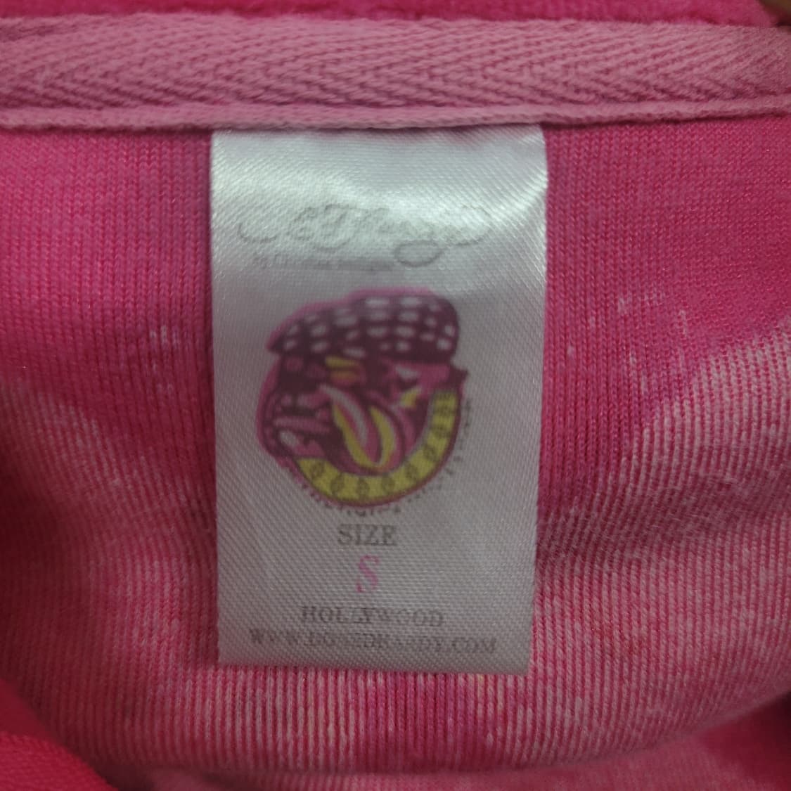 Ed Hardy 에드하디 올드스쿨 펑크 큐빅 벨루아 후드 집업 상품이미지7