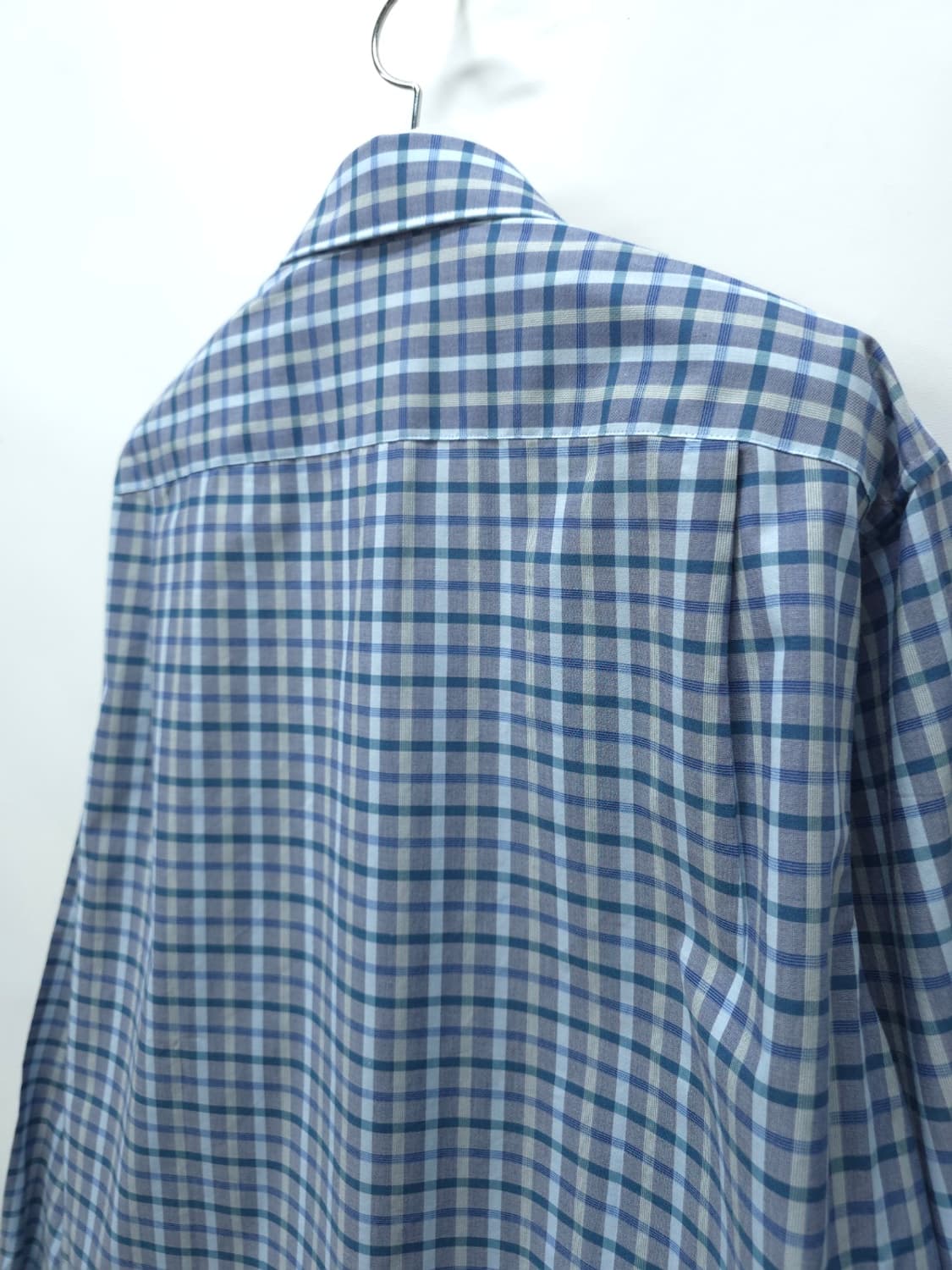 닥스(DAKS) 남성 블루 체크 긴팔 셔츠 (사이즈 100) 상품이미지10