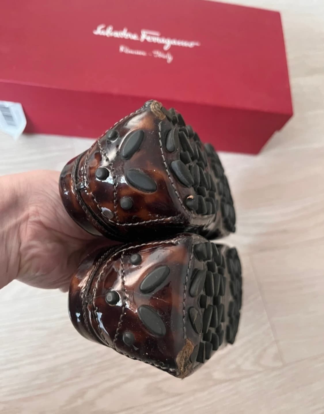 Ferragamo 페라가모 Saba 드라이빙 슈즈_7사이즈(245mm) 상품이미지4