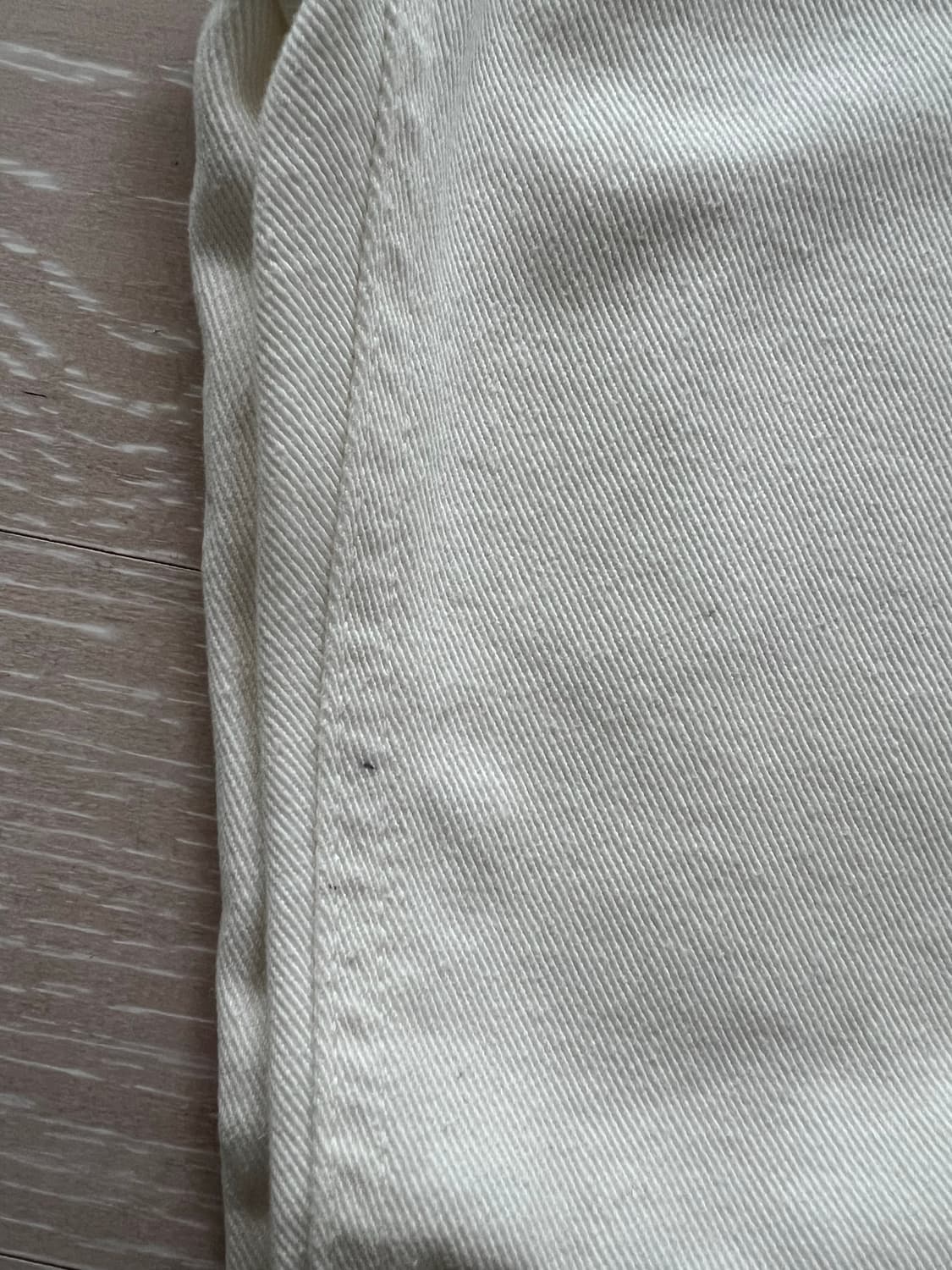 로에일 코튼 와이드 데님팬츠 상품이미지4