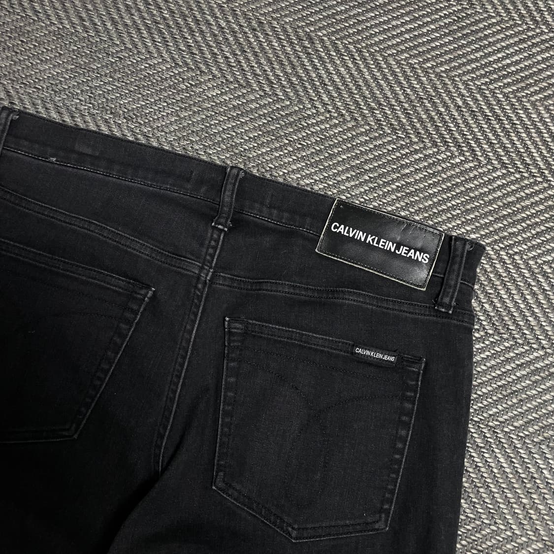 캘빈클라인 슬림핏 흑청 데님 팬츠o 5168 상품이미지6