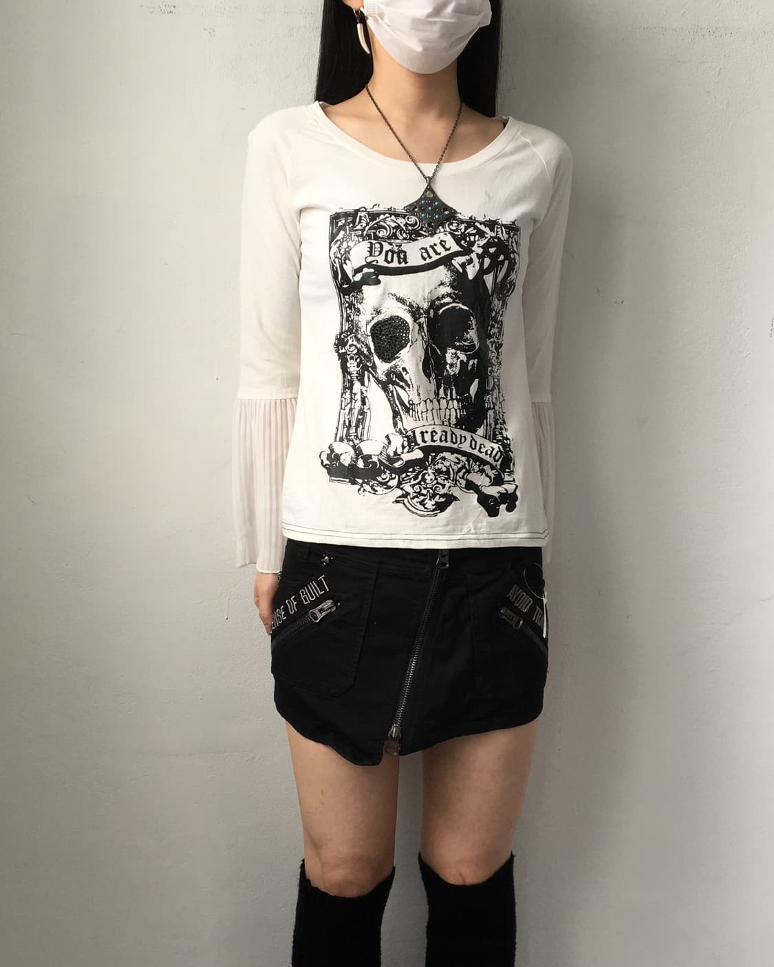 Skull printing sleeve 상품이미지7