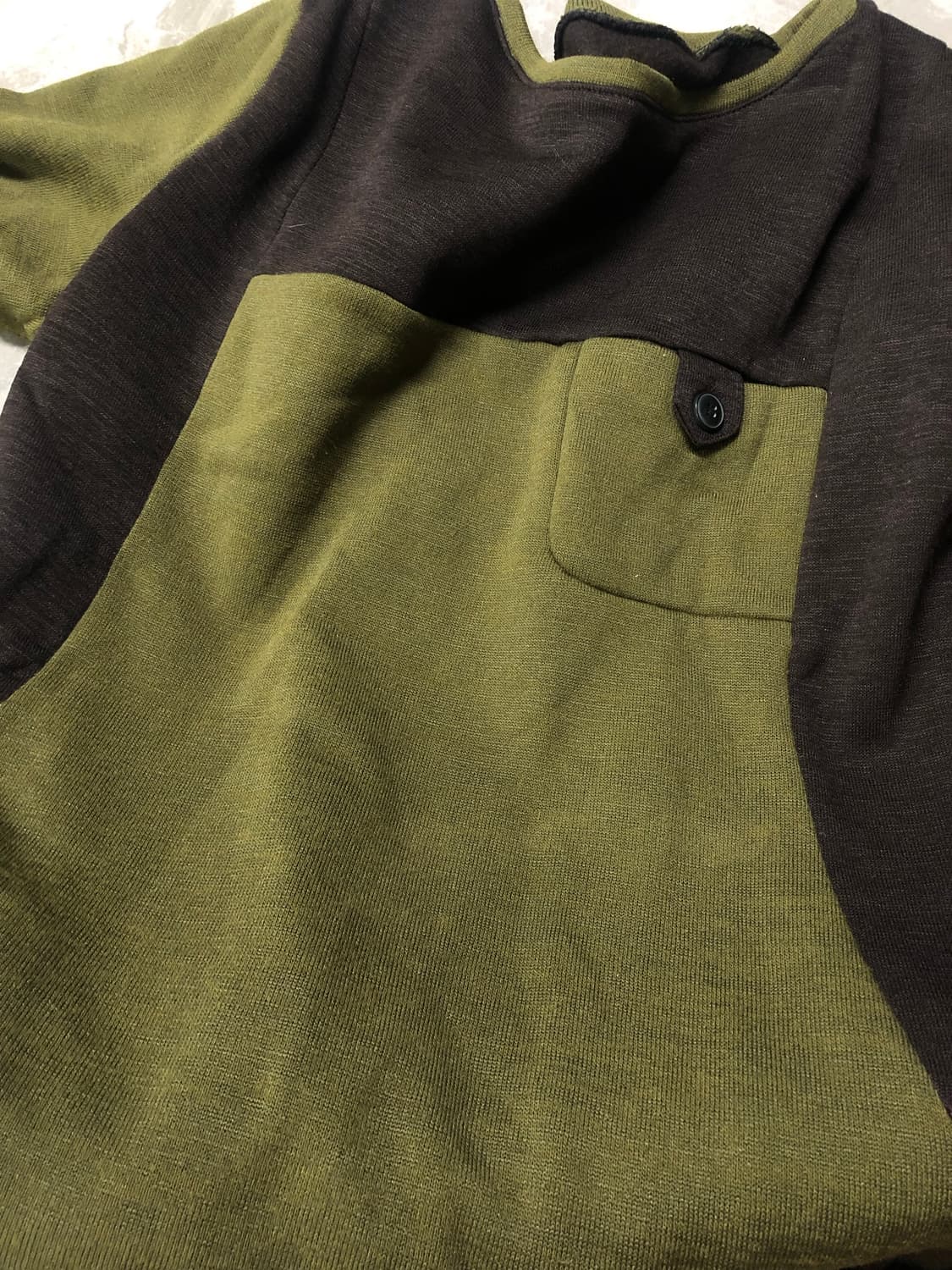 빈티지 카키 브라운 탑 상품이미지7