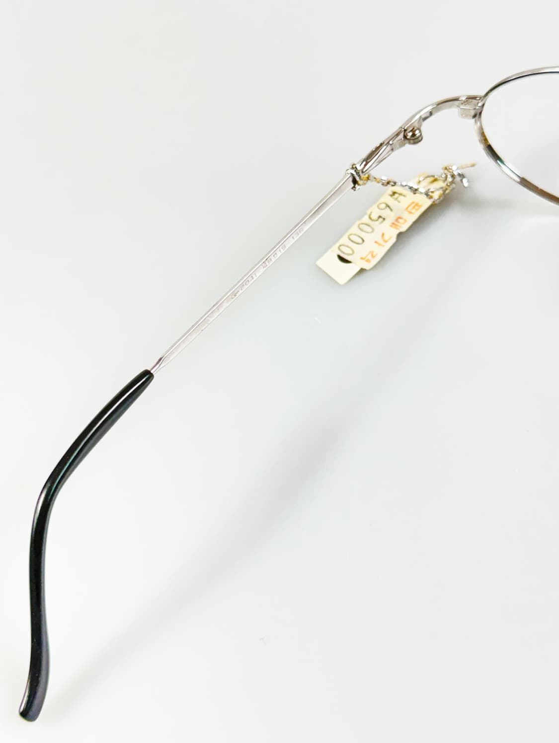 90s GEO 실버 메탈 슬림 오벌 프레임 빈티지 안경 상품이미지7