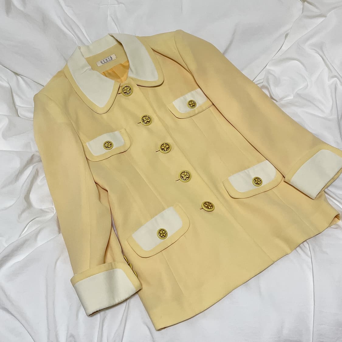 빈티지 ) 아프리콧 레트로 자켓 상품이미지2