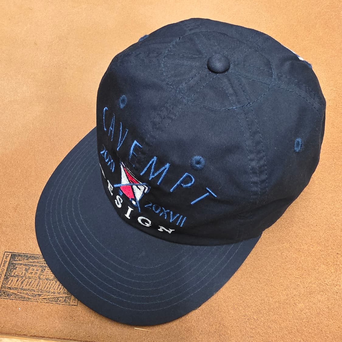 CAVEMPT 6 Panel Cap(navy) 상품이미지6