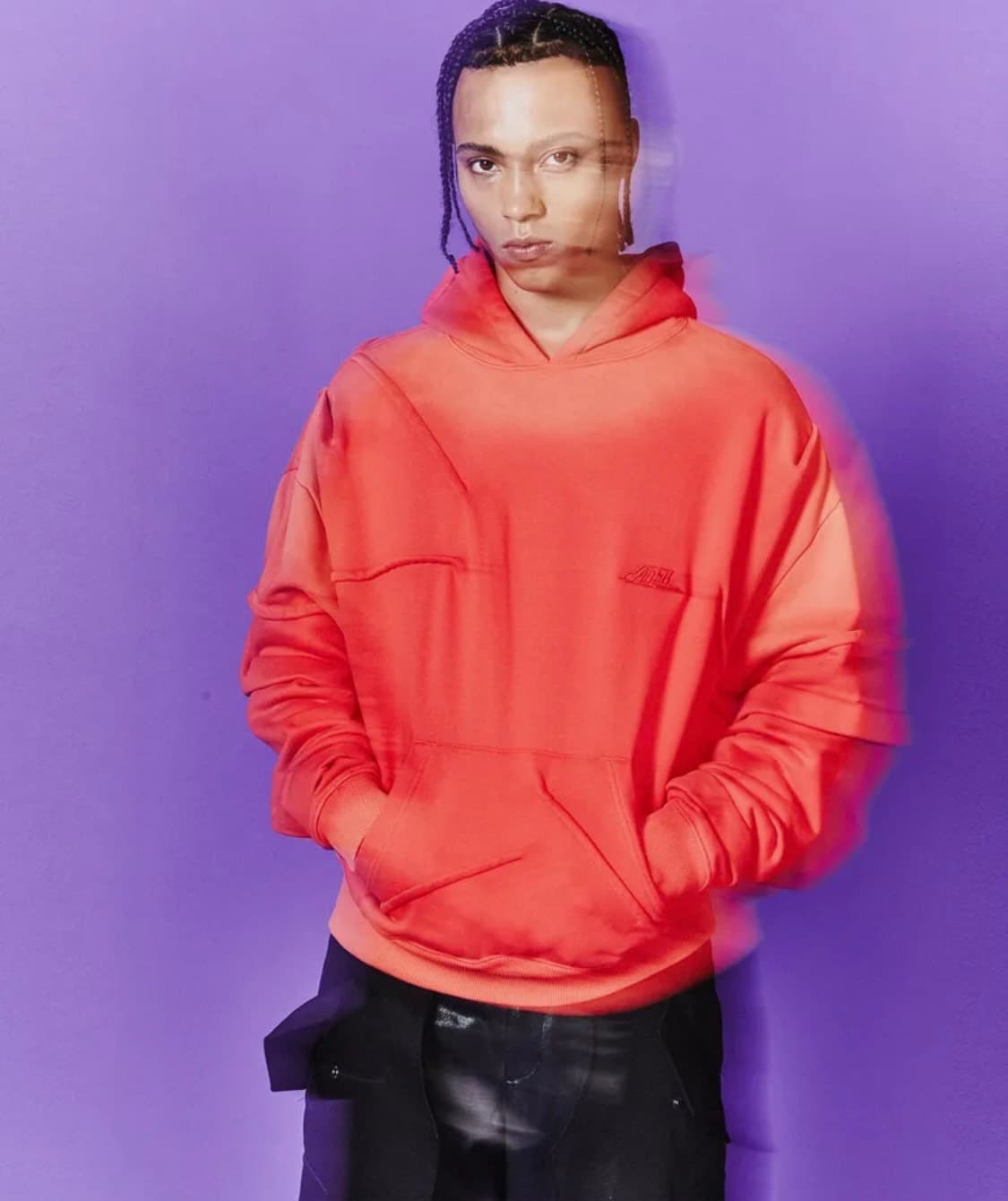 [앤더슨벨] 마드로 그라디언트 후디 (TANGERINE) 상품이미지4