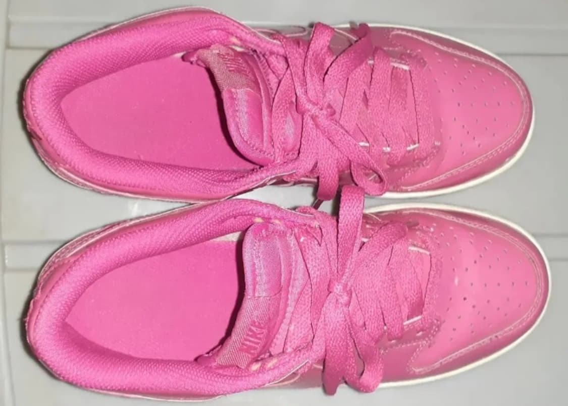 나이키 덩크로우 레더 'Fruity Pebbles' 비비드 핑크 240 상품이미지4