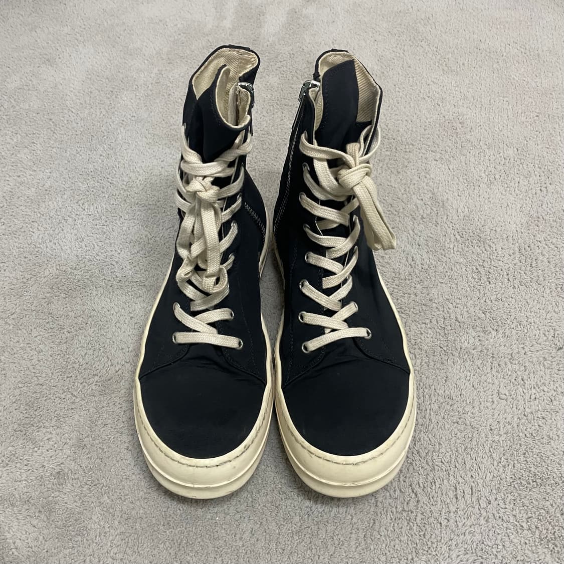 41) 릭오웬스 다크쉐도우 나일론 라몬즈 릭컨 하이 상품이미지3